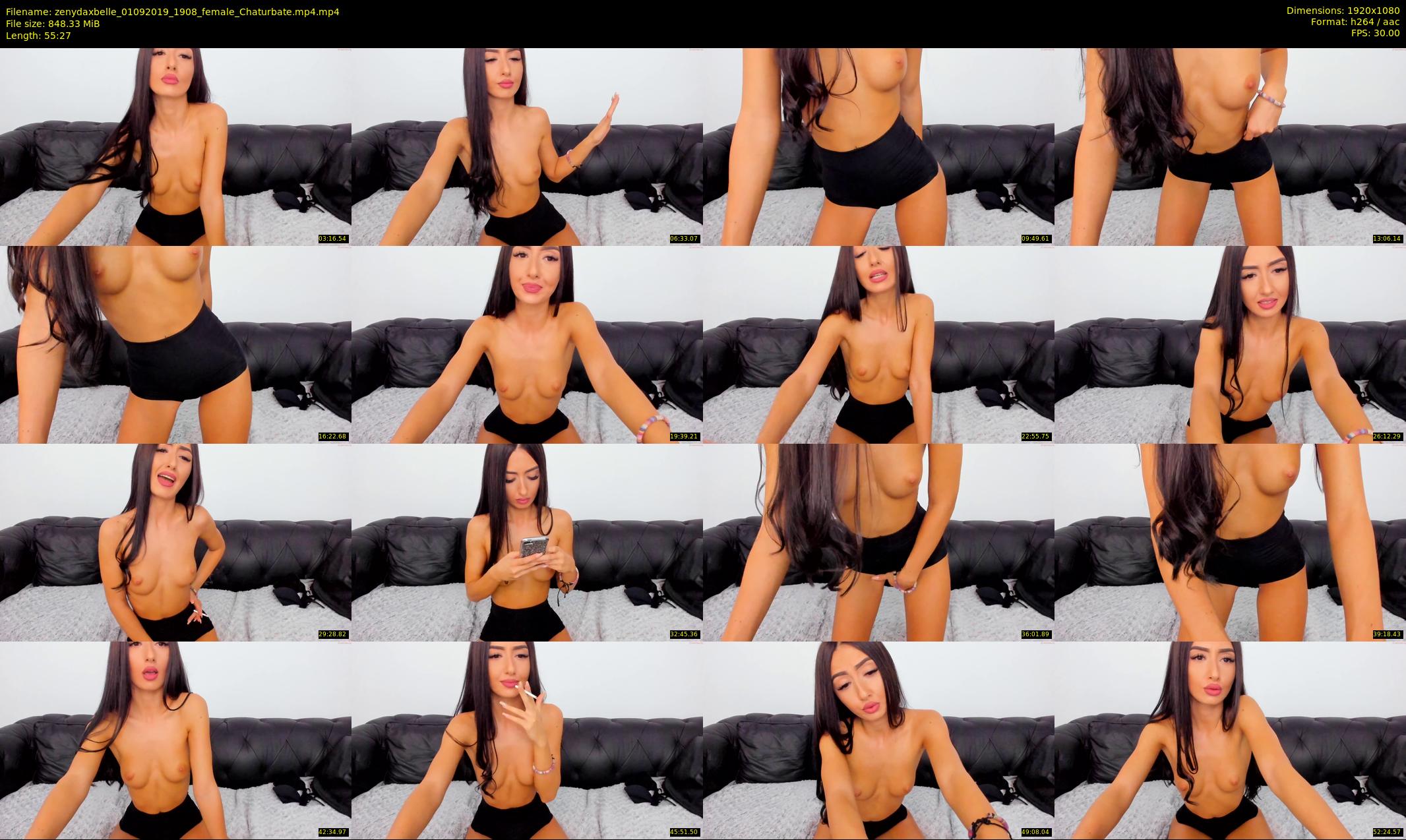 zenydaxbelle — 56 minute Chaturbate couple cam show recording, 1080p, Sep 1, 2019