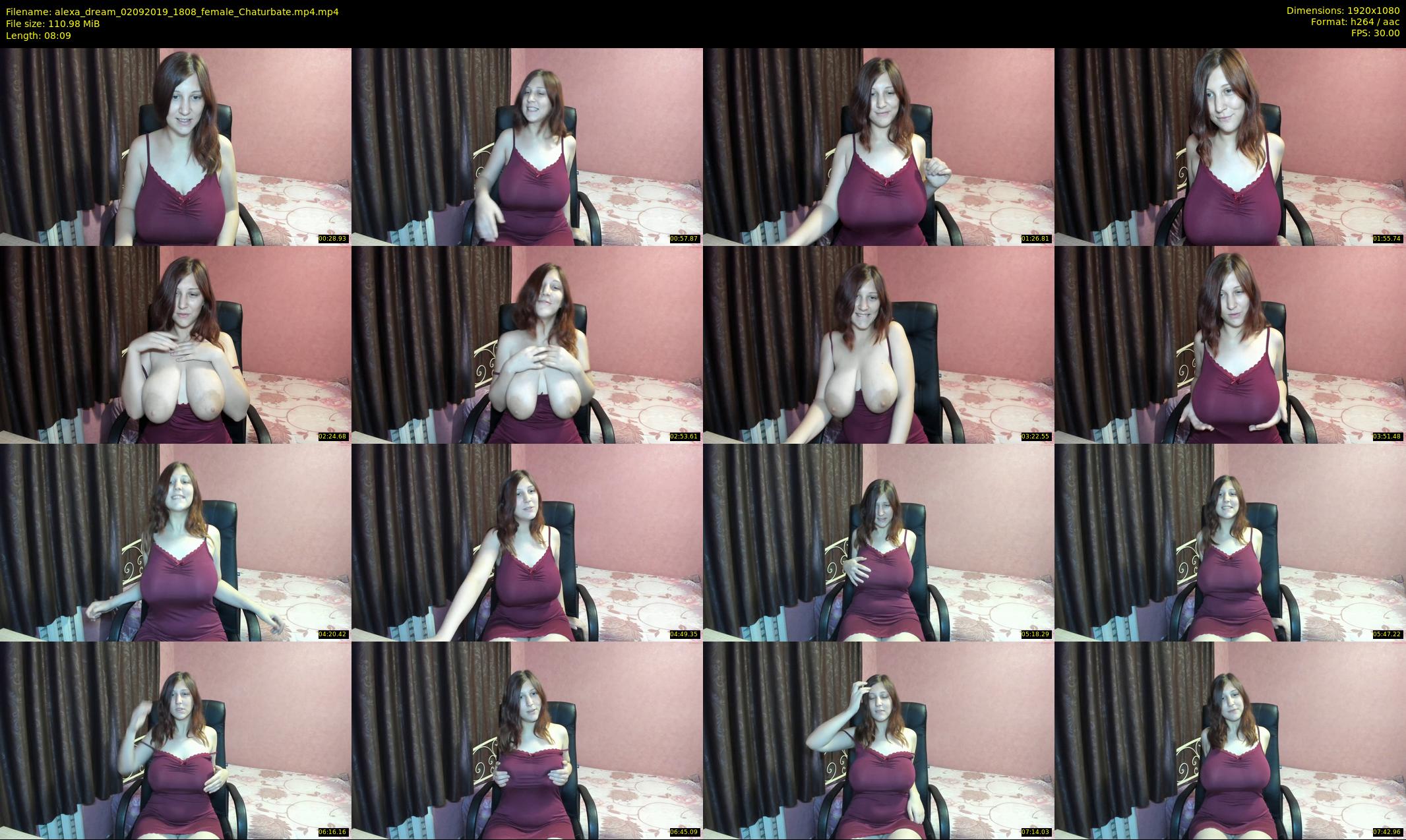 alexa_dream — 9 minute Chaturbate female cam show recording, 1080p, Sep 2, 2019