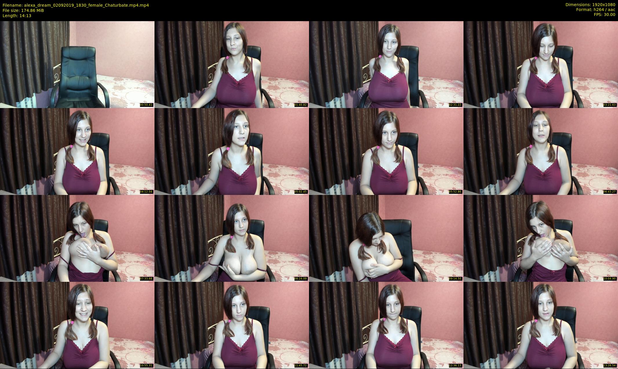 alexa_dream — 15 minute Chaturbate female cam show recording, 1080p, Sep 2, 2019