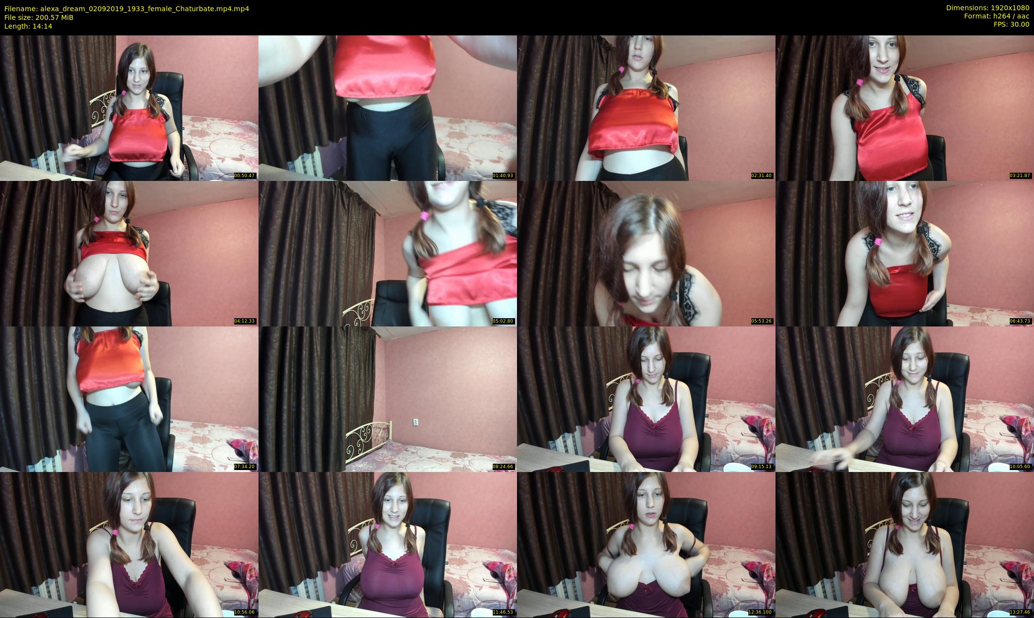 alexa_dream — 15 minute Chaturbate female cam show recording, 1080p, Sep 2, 2019