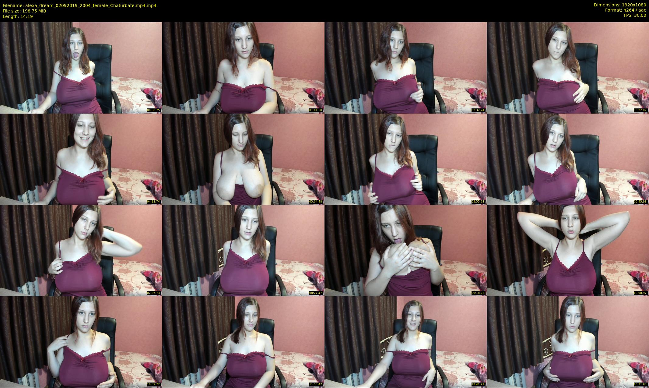 alexa_dream — 15 minute Chaturbate female cam show recording, 1080p, Sep 2, 2019