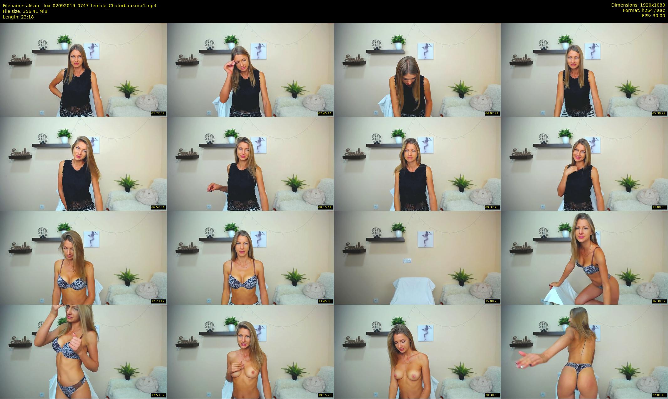alisaa__fox — 24 minute Chaturbate female cam show recording, 1080p, Sep 2, 2019