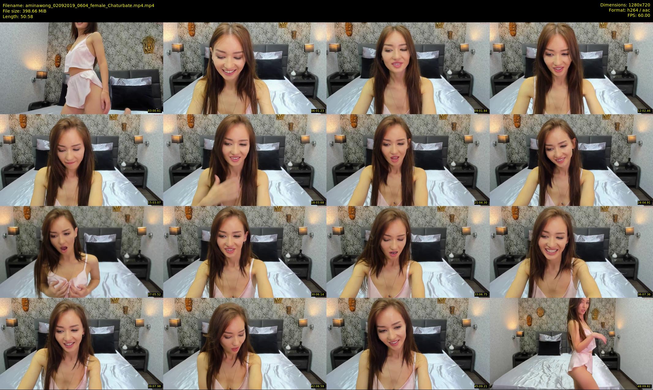 aminawong — 51 minute Chaturbate female cam show recording, 720p, Sep 2, 2019