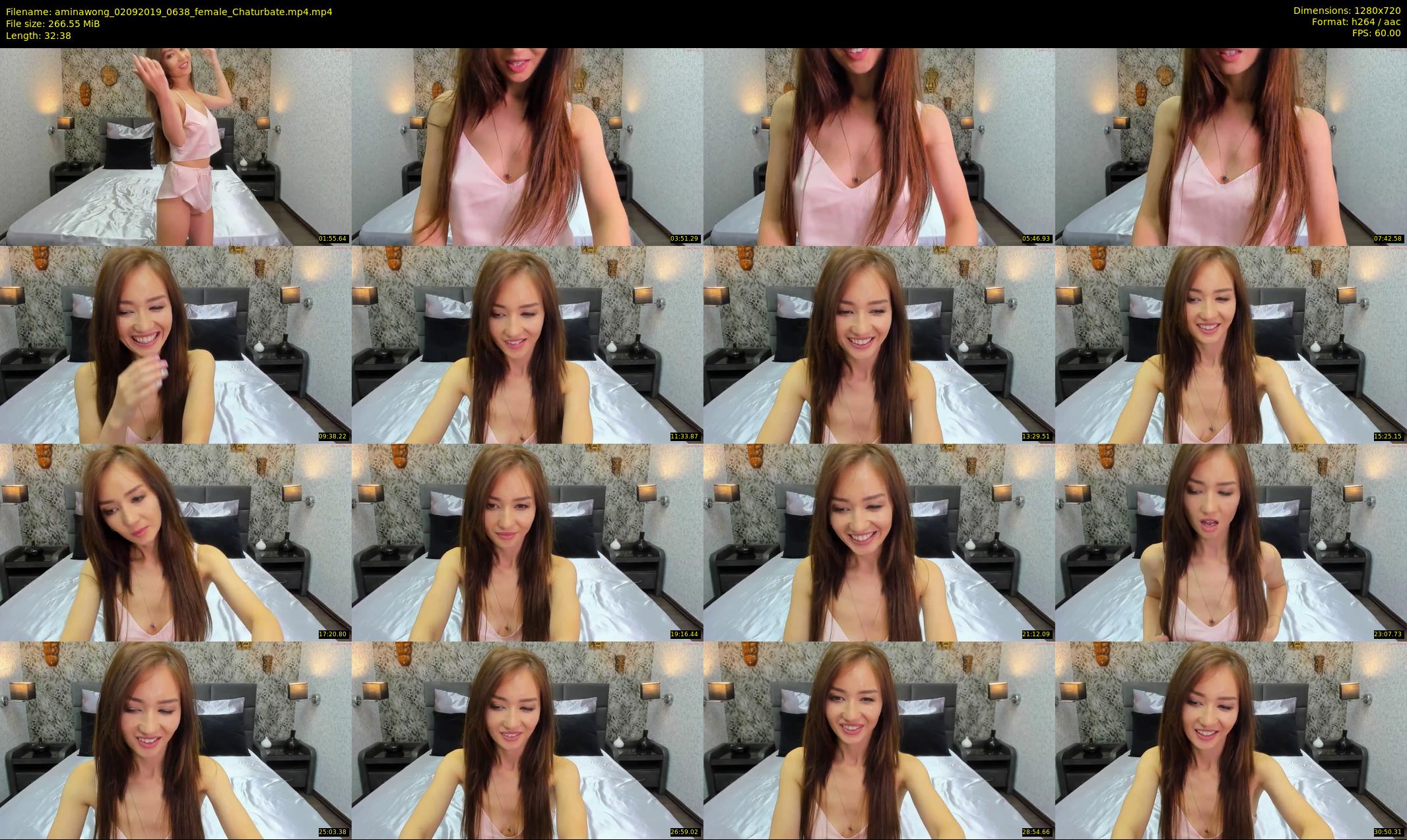 aminawong — 33 minute Chaturbate female cam show recording, 720p, Sep 2, 2019