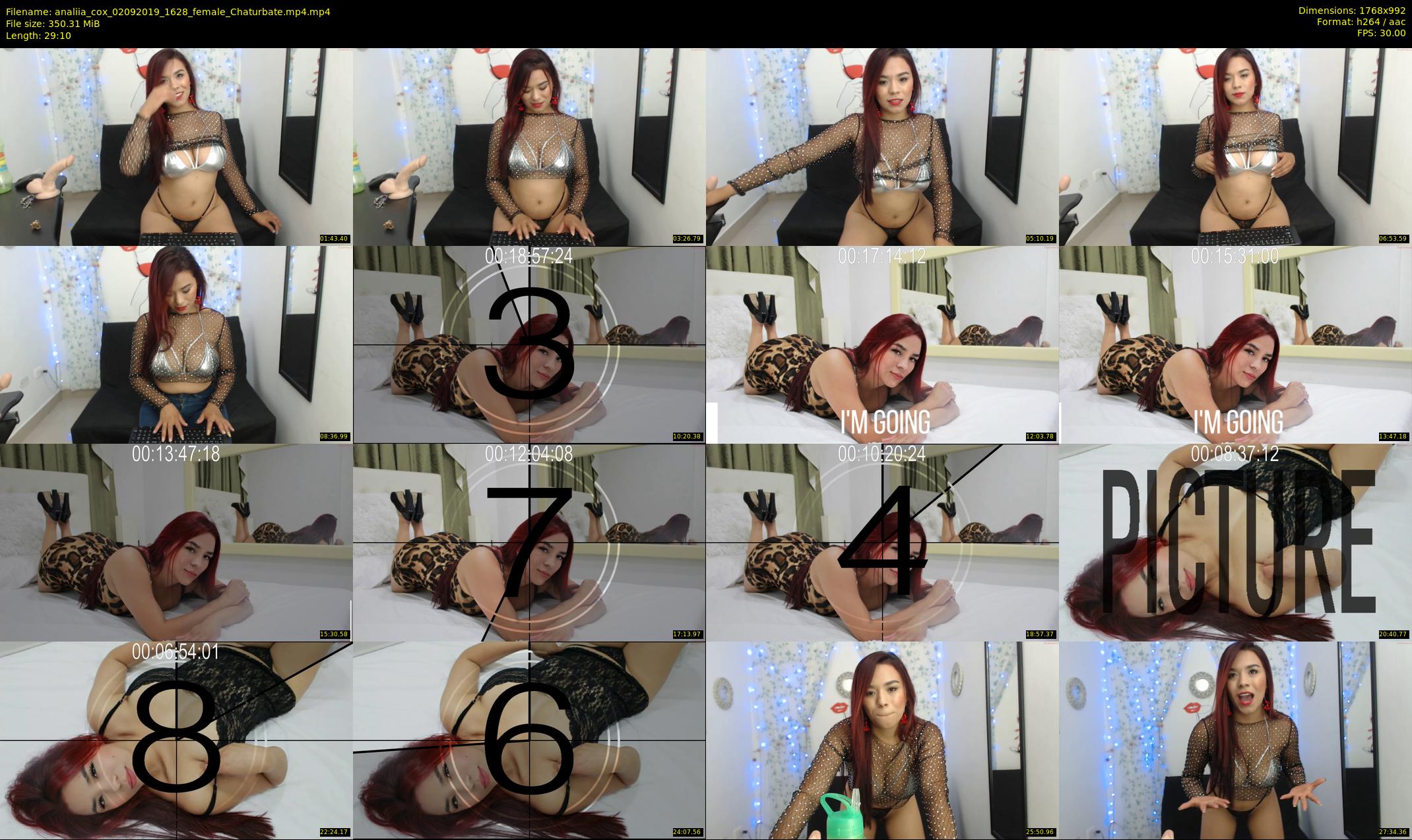 analiia_cox — 30 minute Chaturbate female cam show recording, 720p, Sep 2, 2019