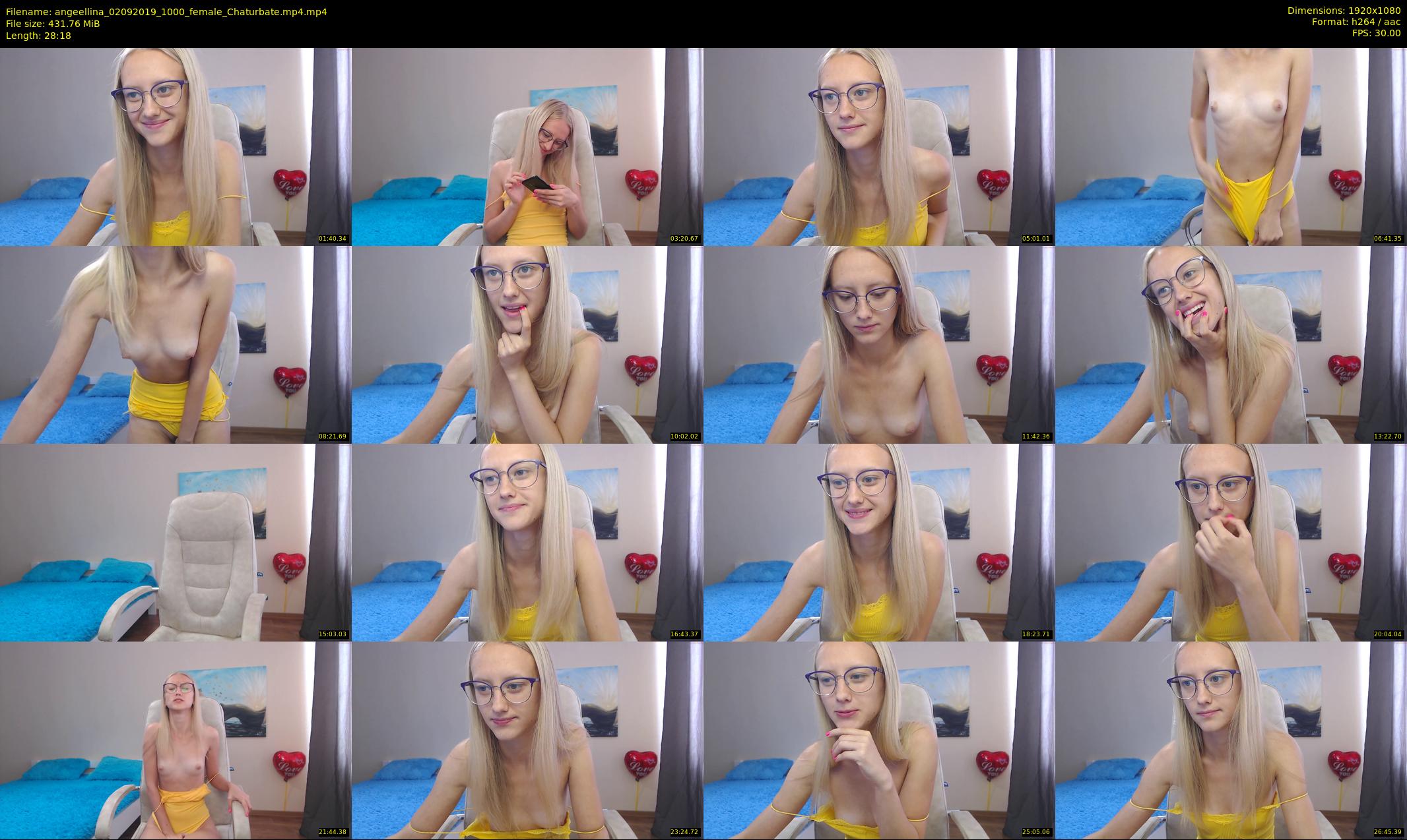 angeellina — 29 minute Chaturbate female cam show recording, 1080p, Sep 2, 2019