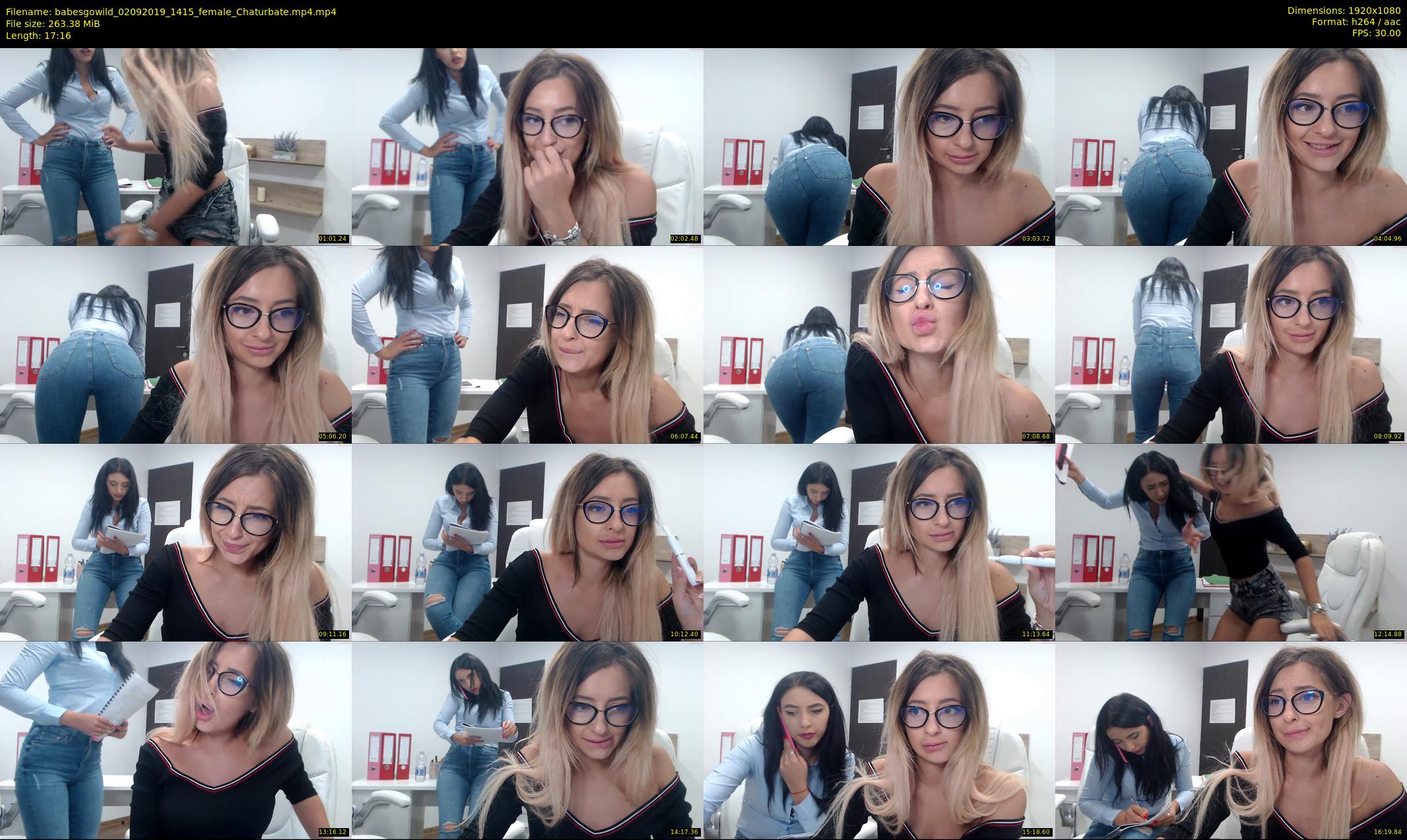 babesgowild — 18 minute Chaturbate couple cam show recording, 1080p, Sep 2, 2019