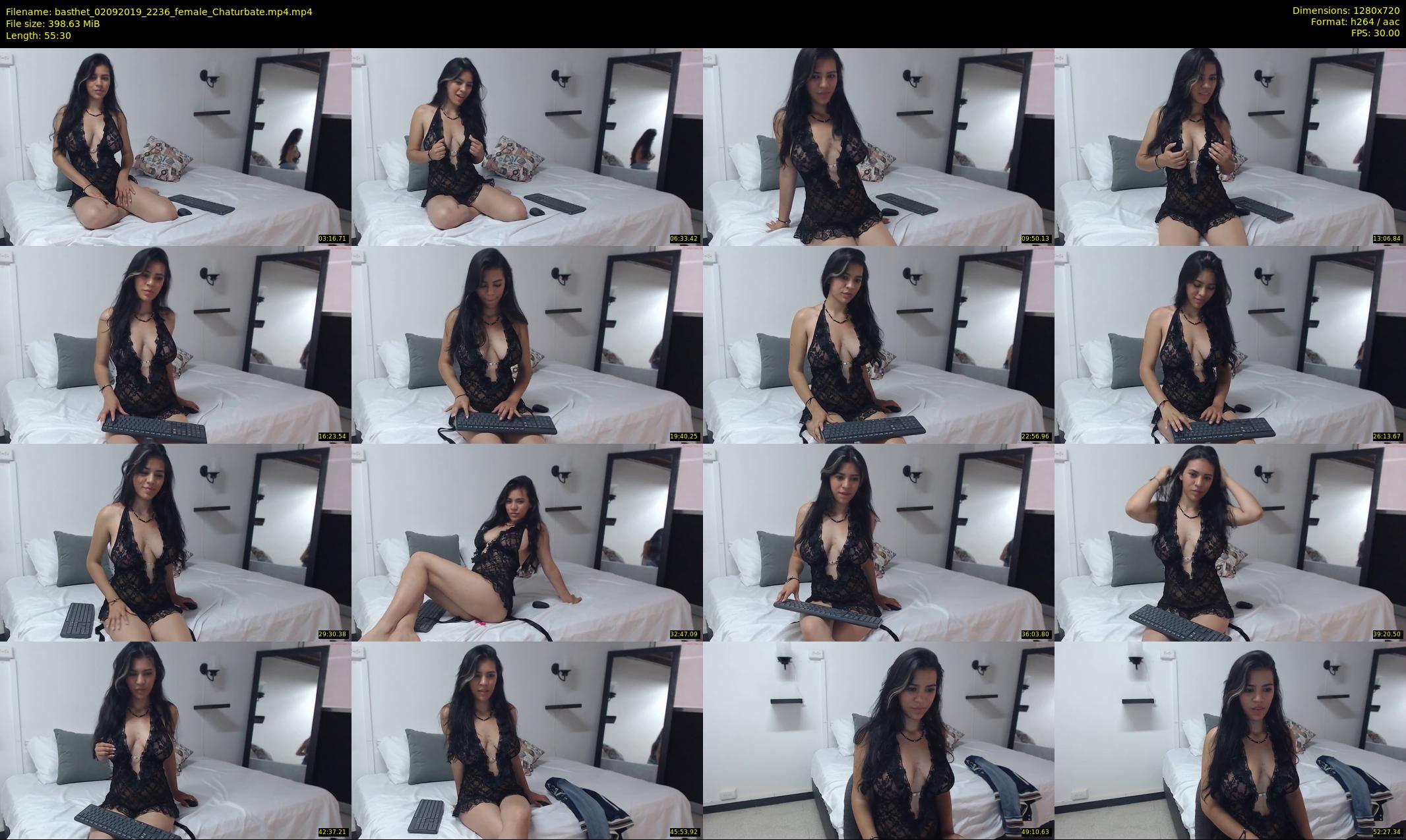 basthet — 56 minute Chaturbate female cam show recording, 720p, Sep 2, 2019
