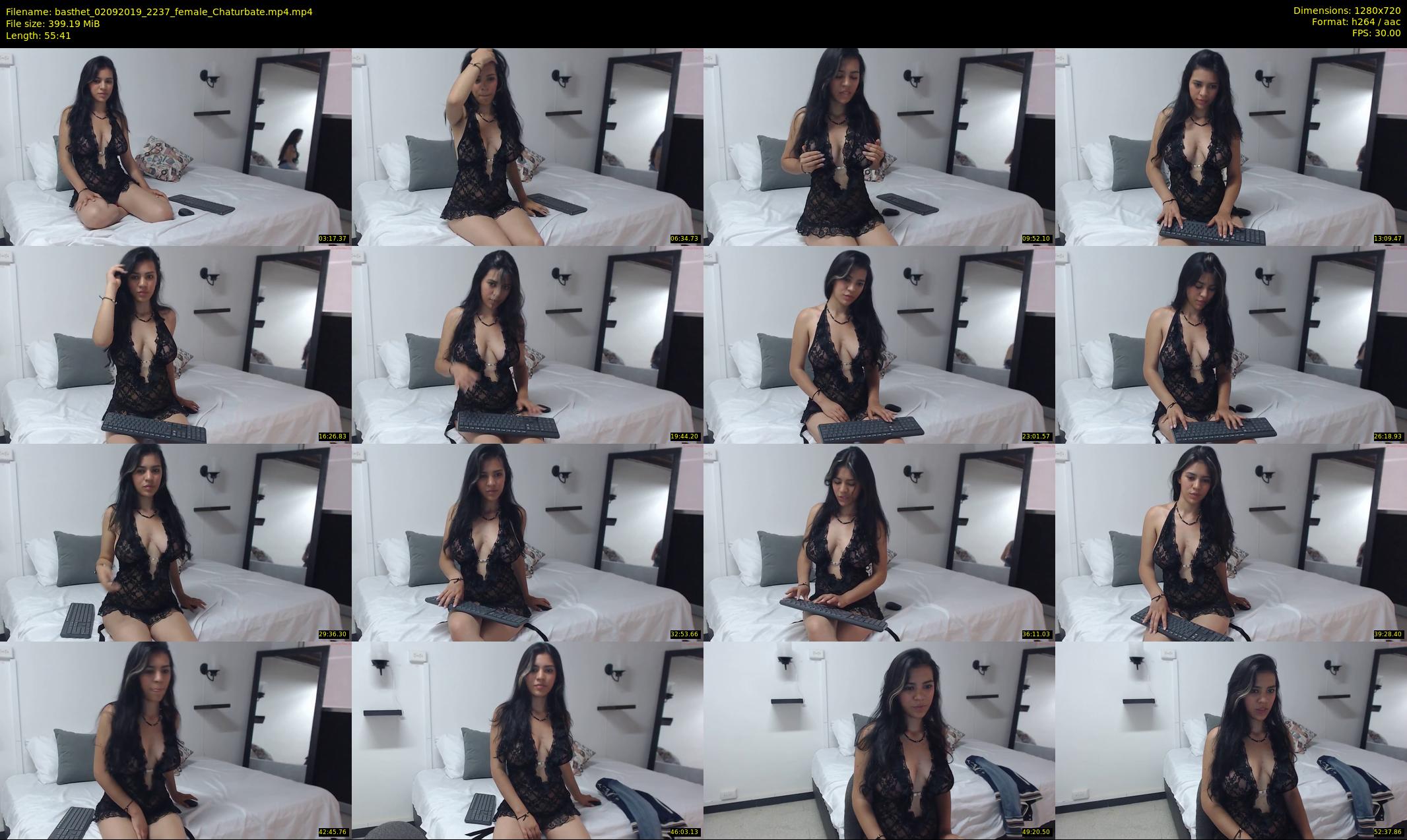 basthet — 56 minute Chaturbate female cam show recording, 720p, Sep 2, 2019