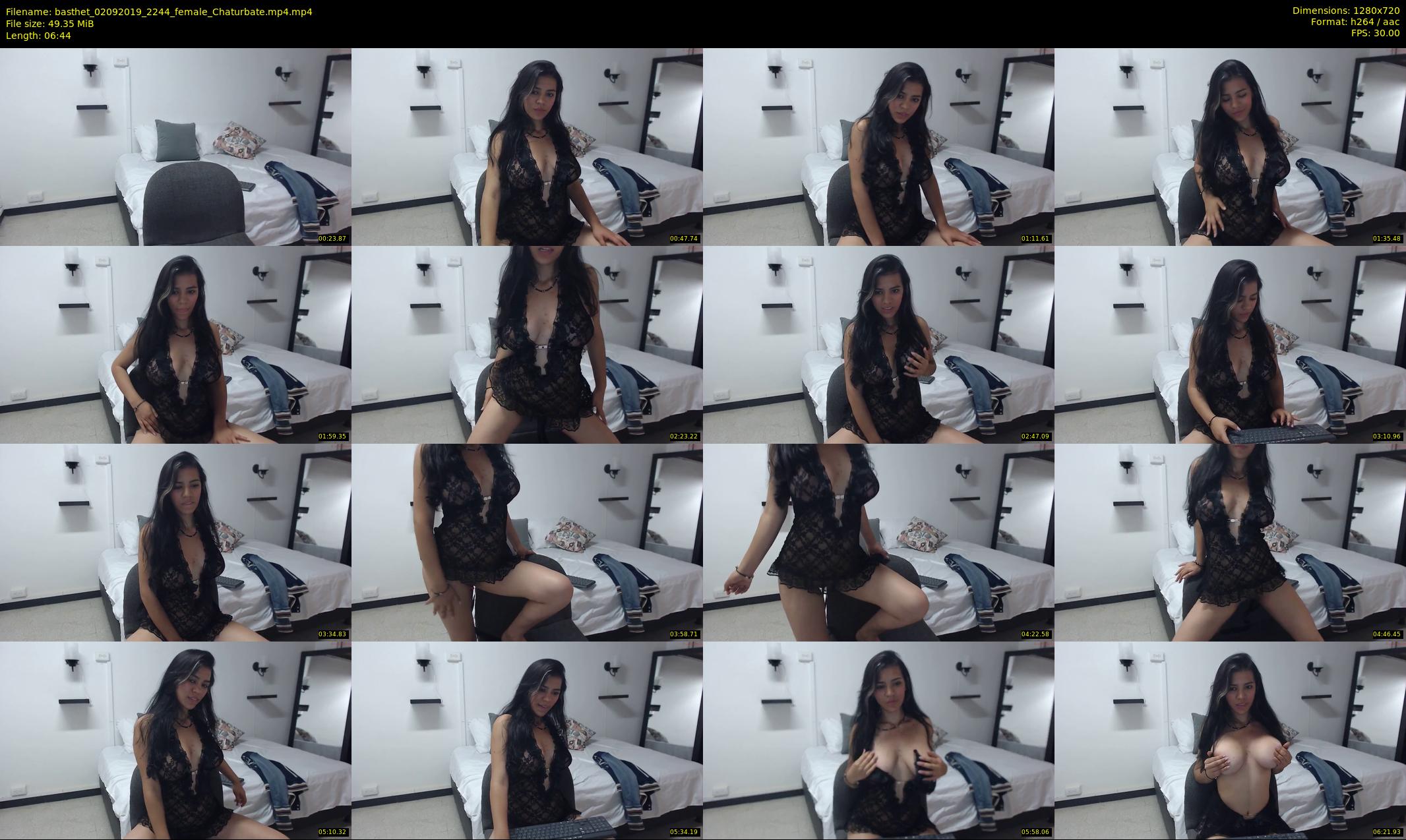 basthet — 7 minute Chaturbate female cam show recording, 720p, Sep 2, 2019