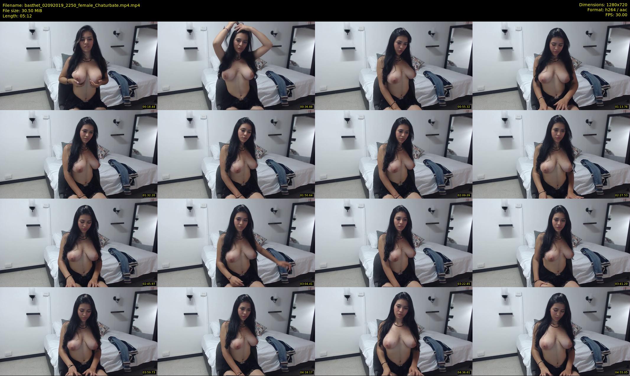 basthet — 6 minute Chaturbate female cam show recording, 720p, Sep 2, 2019