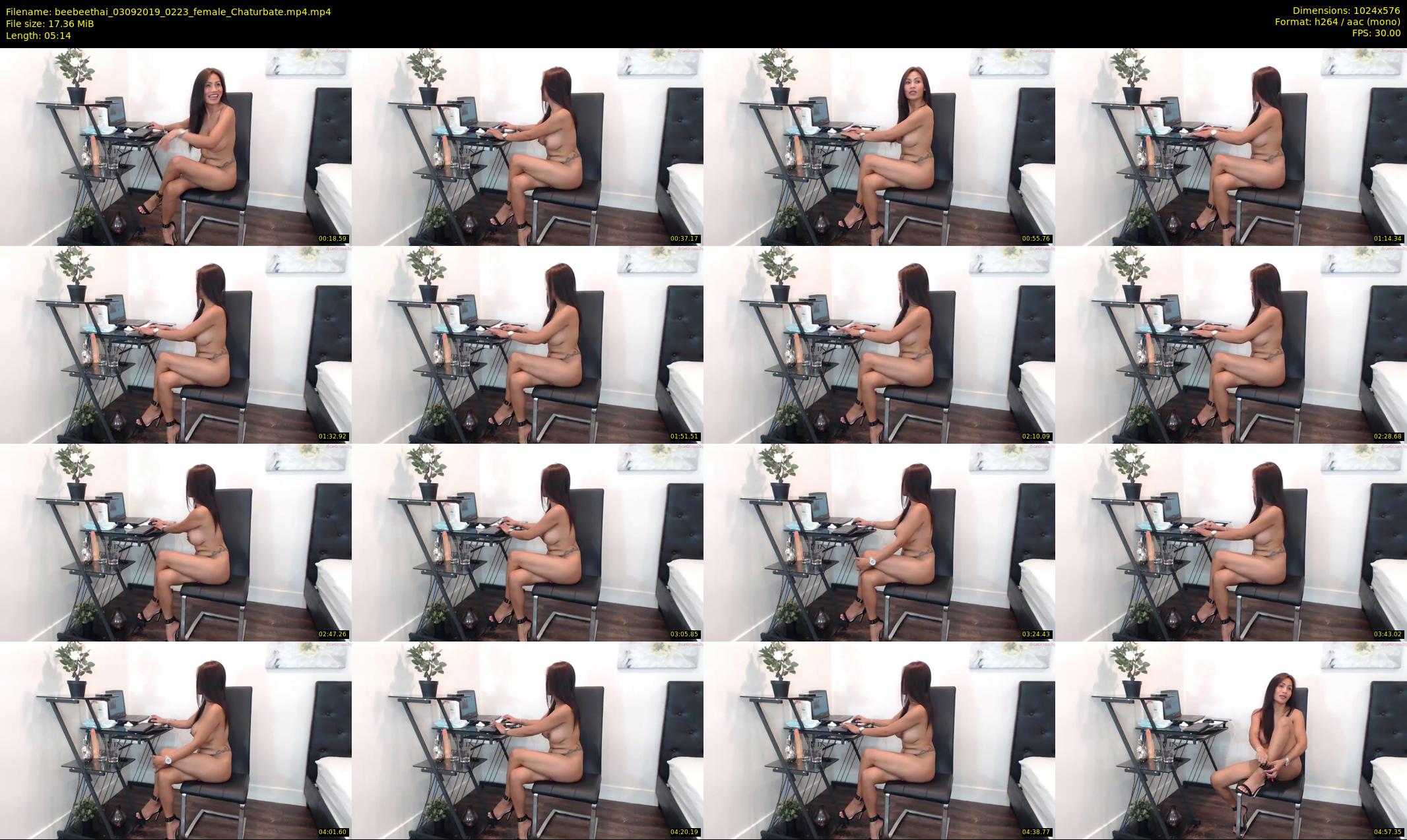 beebeethai — 6 minute Chaturbate female cam show recording, 480p, Sep 3, 2019