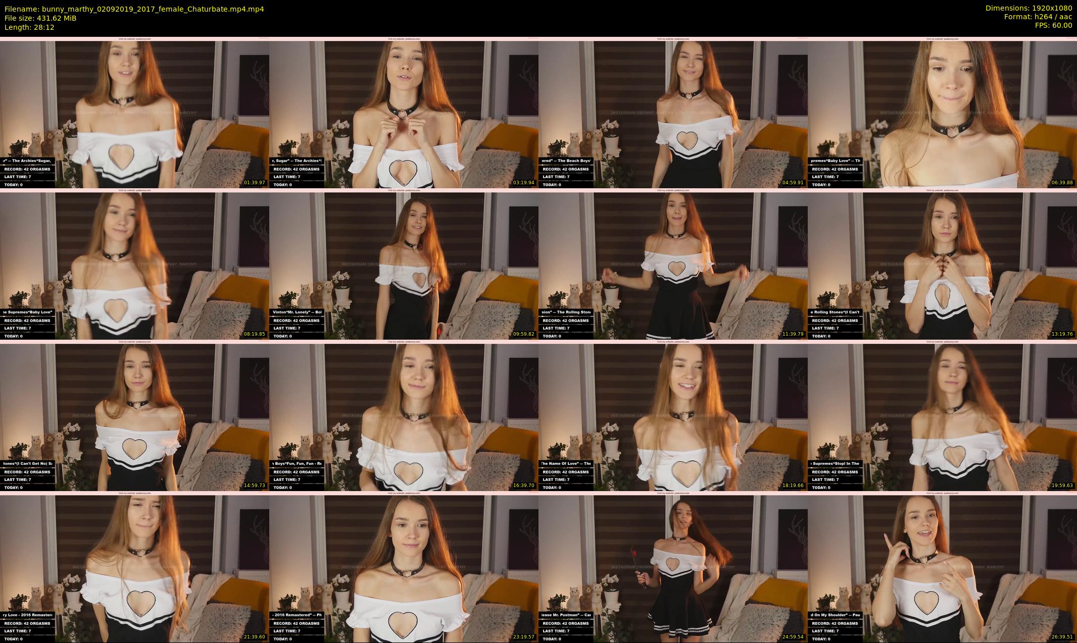 bunny_marthy — 29 minute Chaturbate female cam show recording, 1080p, Sep 2, 2019