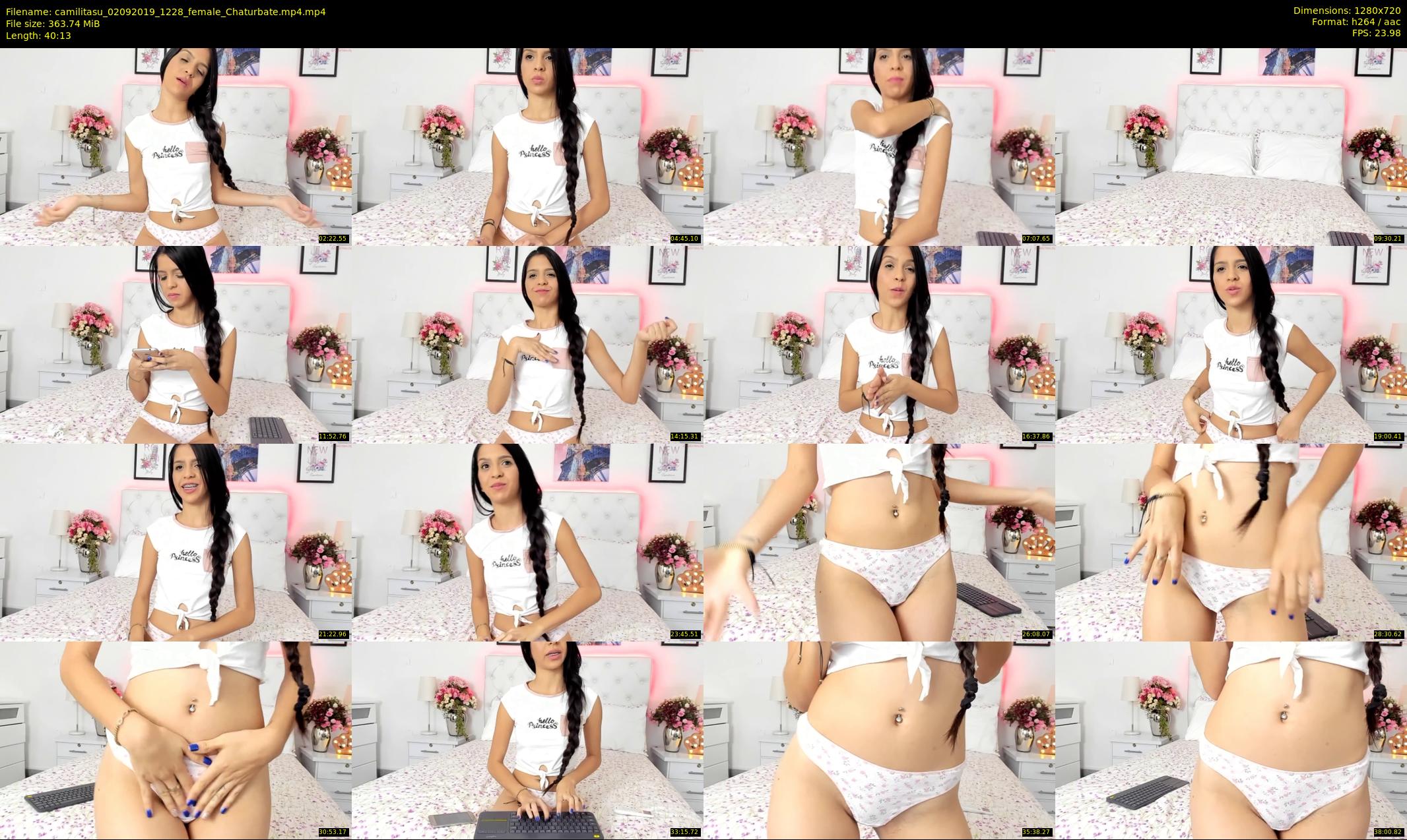 camilitasu — 41 minute Chaturbate female cam show recording, 720p, Sep 2, 2019