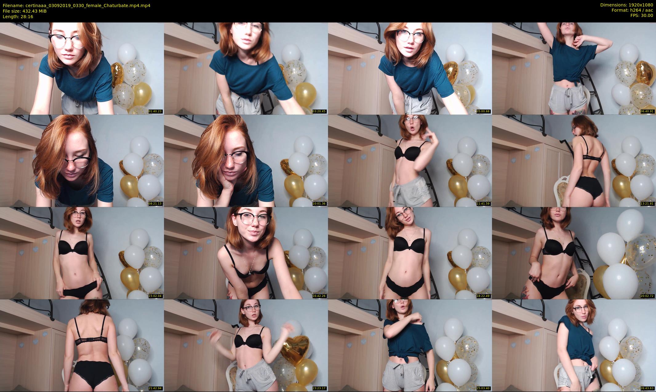 certinaaa — 29 minute Chaturbate female cam show recording, 1080p, Sep 3, 2019