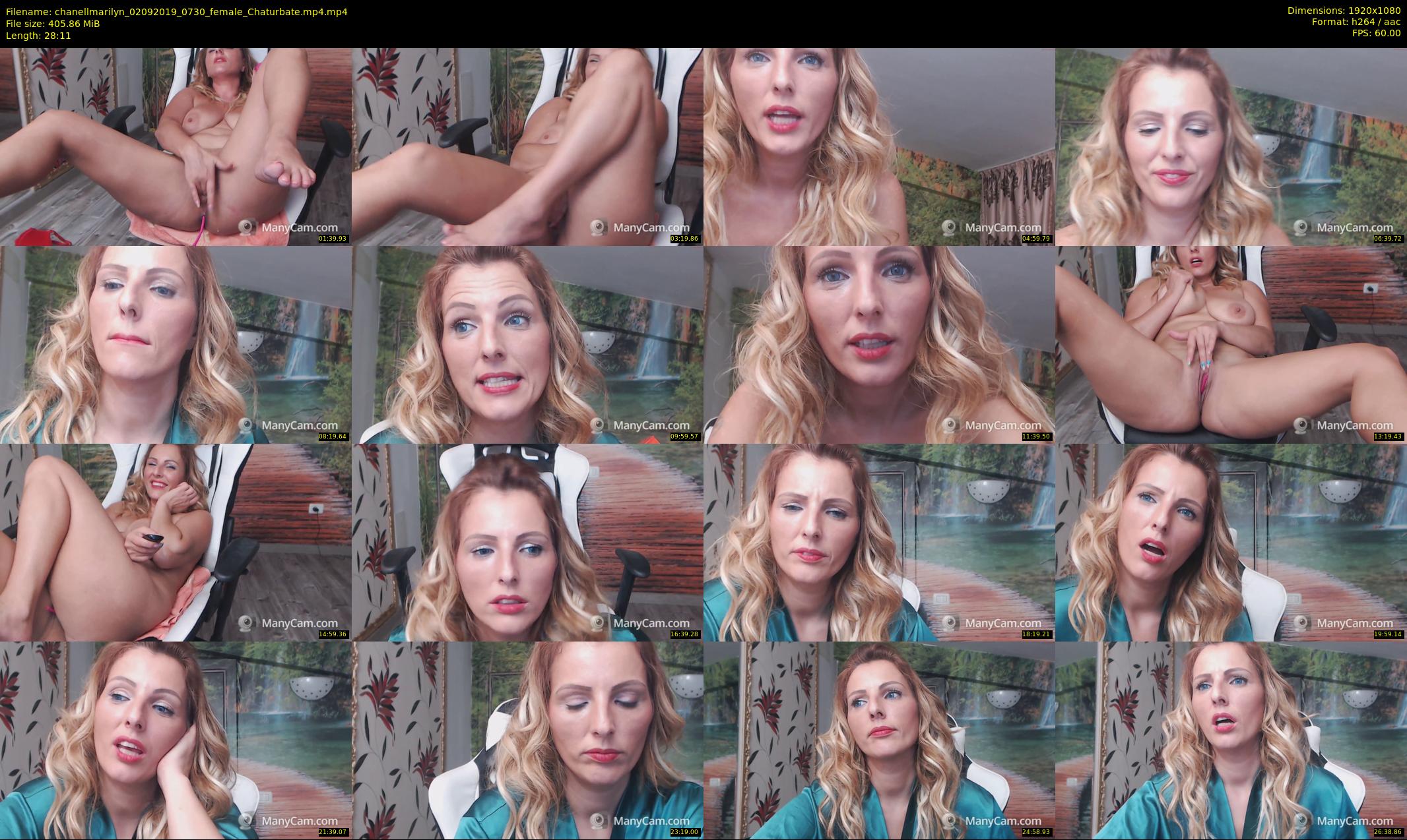 chanellmarilyn — 29 minute Chaturbate female cam show recording, 1080p, Sep 2, 2019