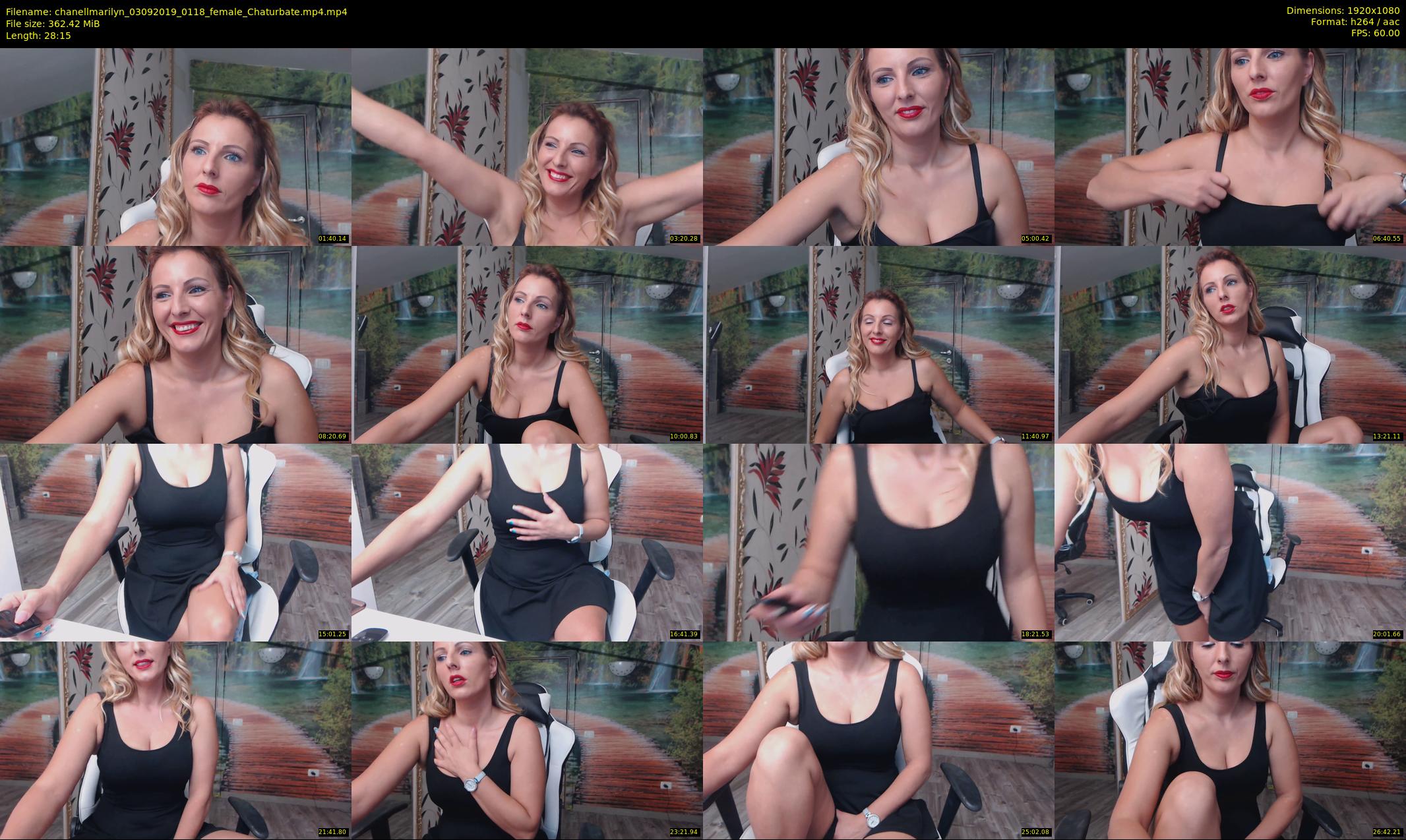 chanellmarilyn — 29 minute Chaturbate female cam show recording, 1080p, Sep 3, 2019