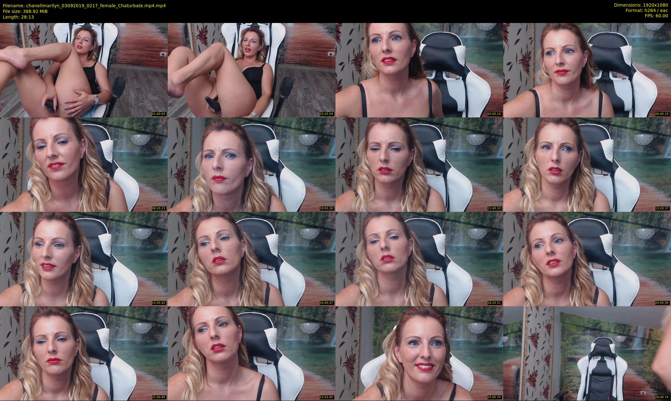 chanellmarilyn — 29 minute Chaturbate female cam show recording, 1080p, Sep 3, 2019