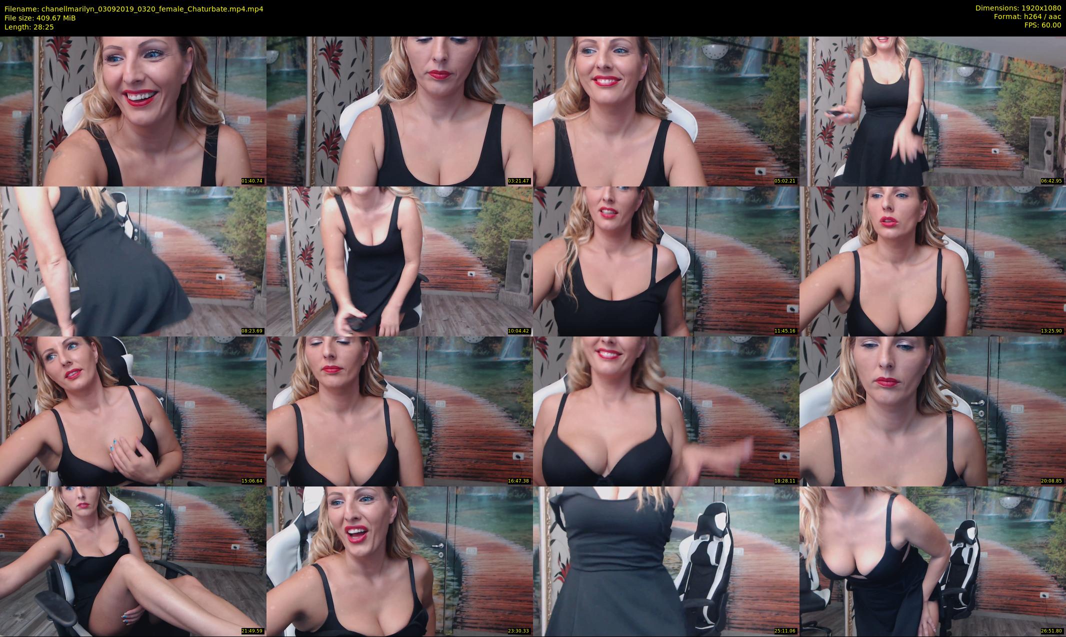 chanellmarilyn — 29 minute Chaturbate female cam show recording, 1080p, Sep 3, 2019