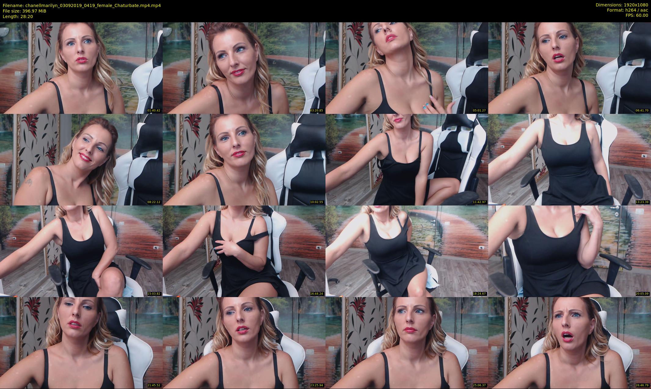 chanellmarilyn — 29 minute Chaturbate female cam show recording, 1080p, Sep 3, 2019