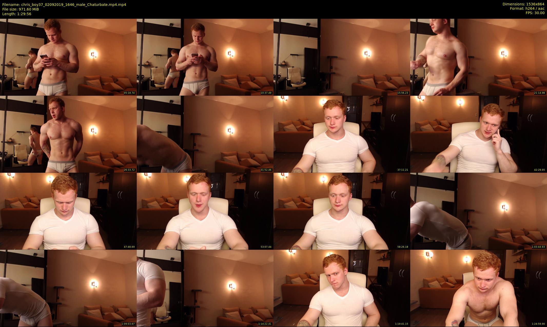chris_boy37 — 90 minute Chaturbate male cam show recording, 720p, Sep 2, 2019