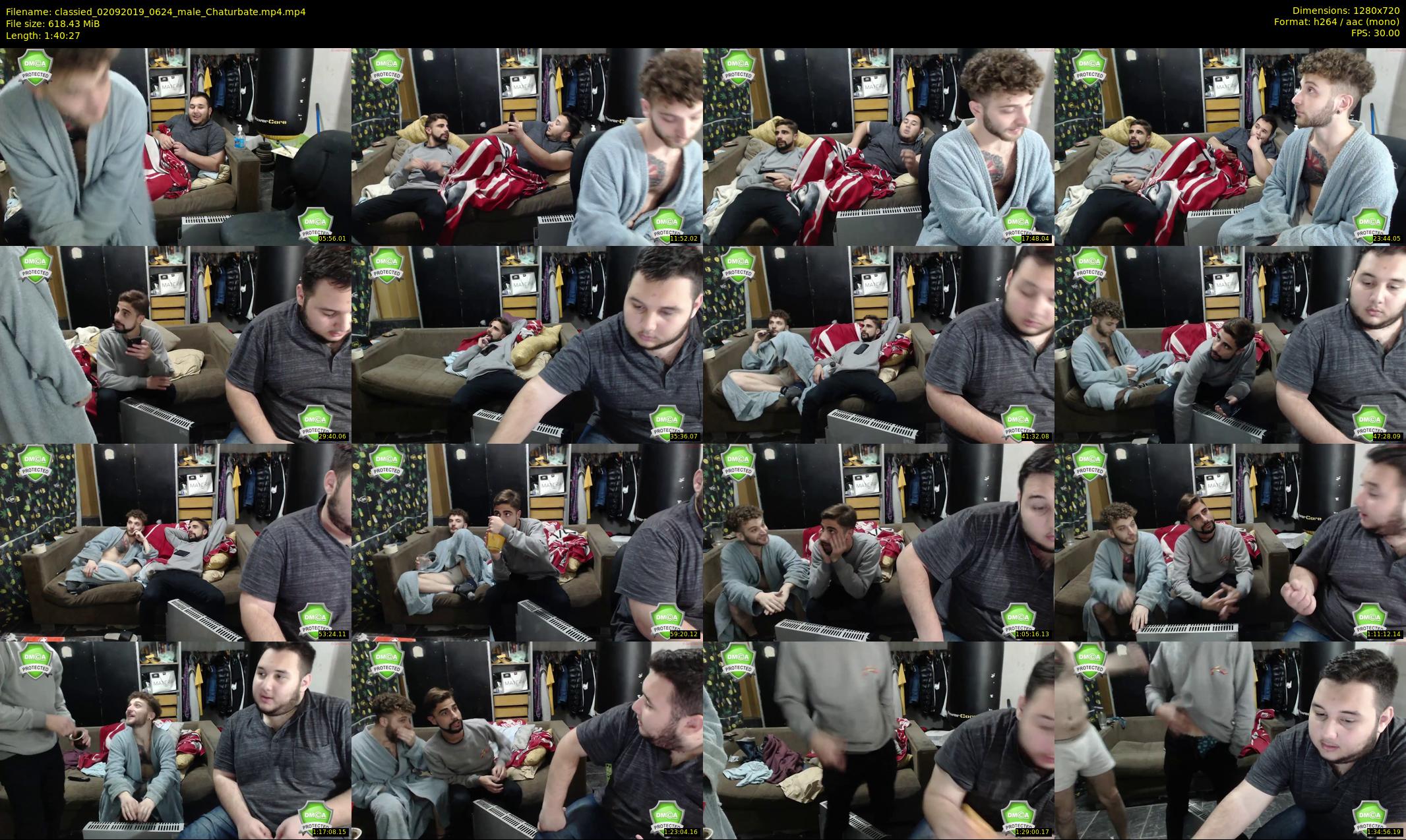 classied — 101 minute Chaturbate male cam show recording, 720p, Sep 2, 2019