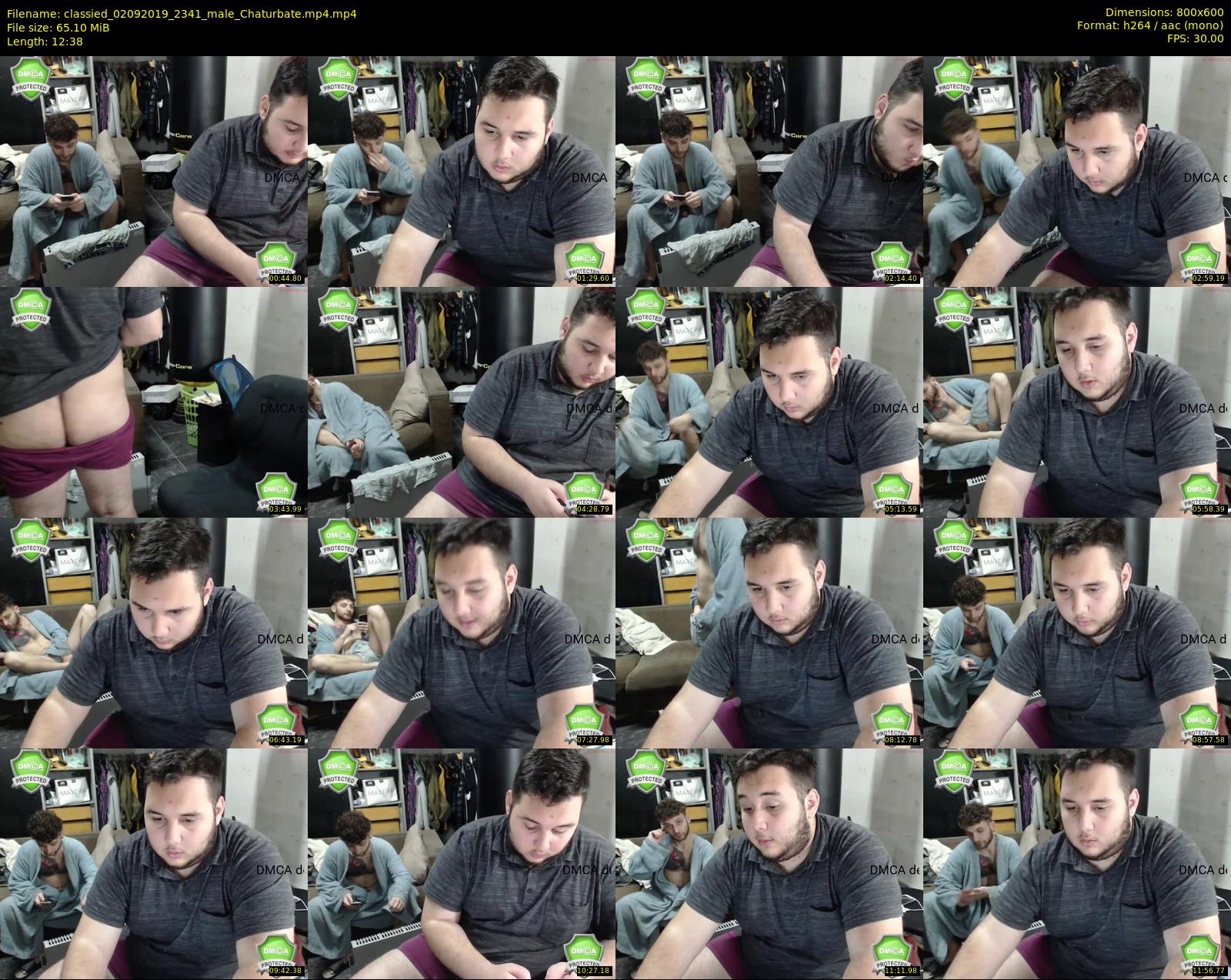 classied — 13 minute Chaturbate male cam show recording, 480p, Sep 2, 2019