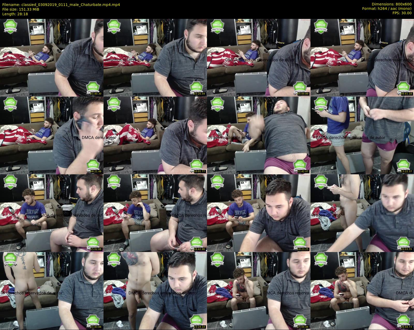 classied — 29 minute Chaturbate male cam show recording, 480p, Sep 3, 2019