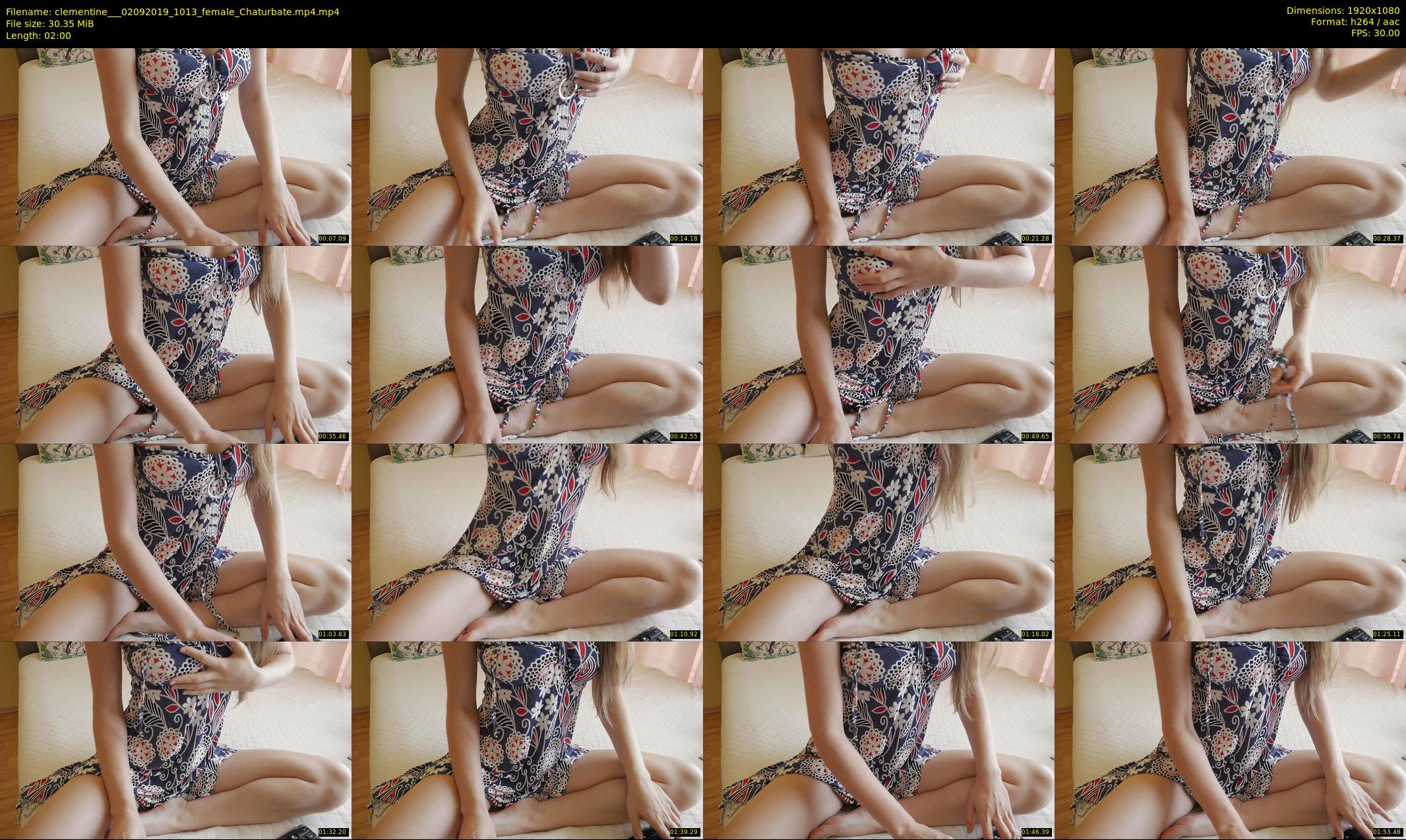 clementine__ — 2 minute Chaturbate female cam show recording, 1080p, Sep 2, 2019