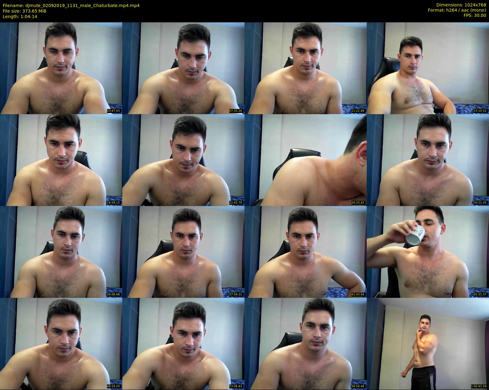 djmute — 65 minute Chaturbate male cam show recording, 720p, Sep 2, 2019