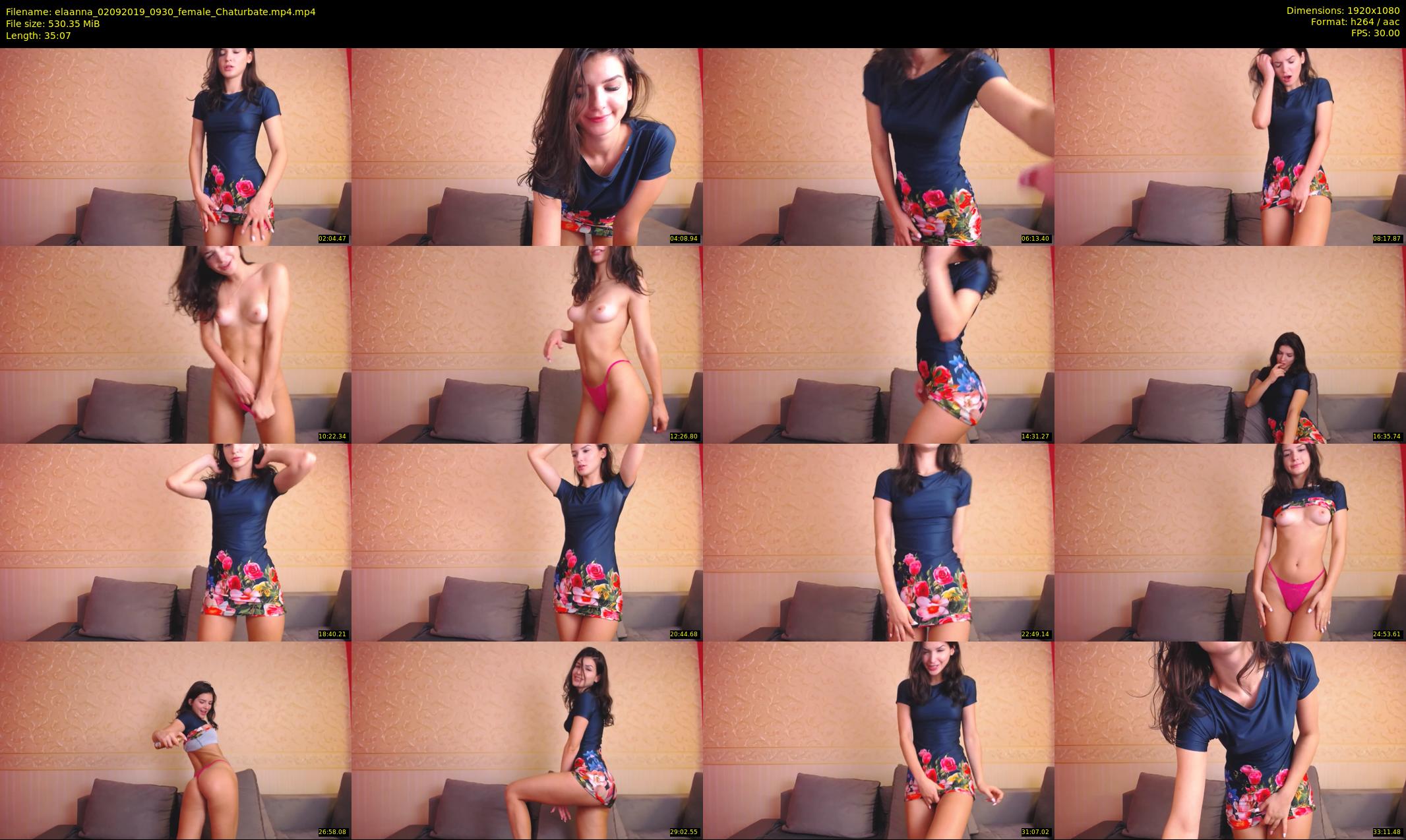 elaanna — 36 minute Chaturbate female cam show recording, 1080p, Sep 2, 2019