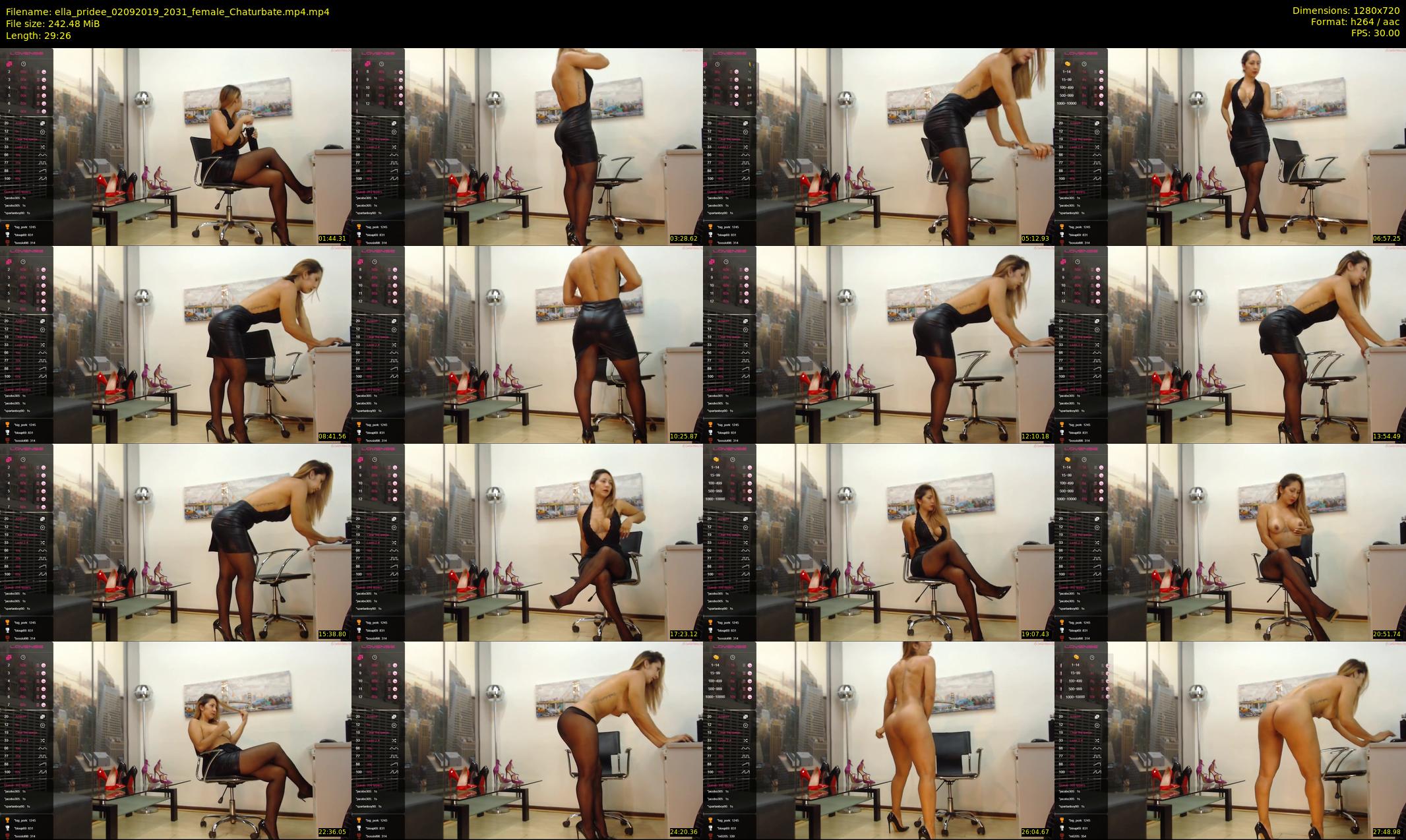 ella_pridee — 30 minute Chaturbate female cam show recording, 720p, Sep 2, 2019
