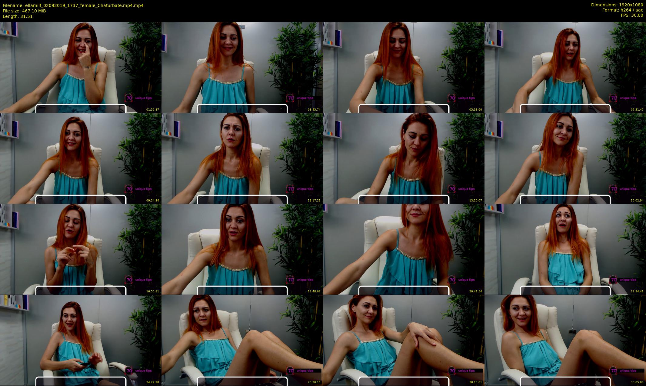 ellamilf — 32 minute Chaturbate female cam show recording, 1080p, Sep 2, 2019