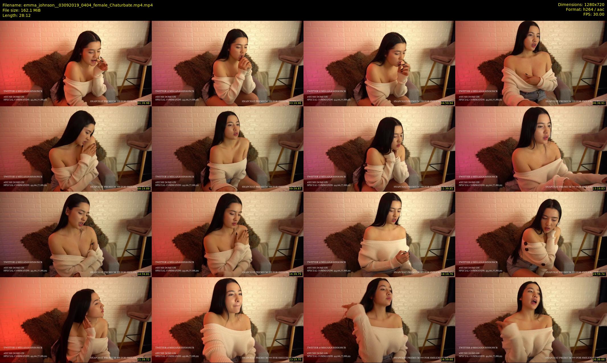 emma_johnson_ — 29 minute Chaturbate female cam show recording, 720p, Sep 3, 2019