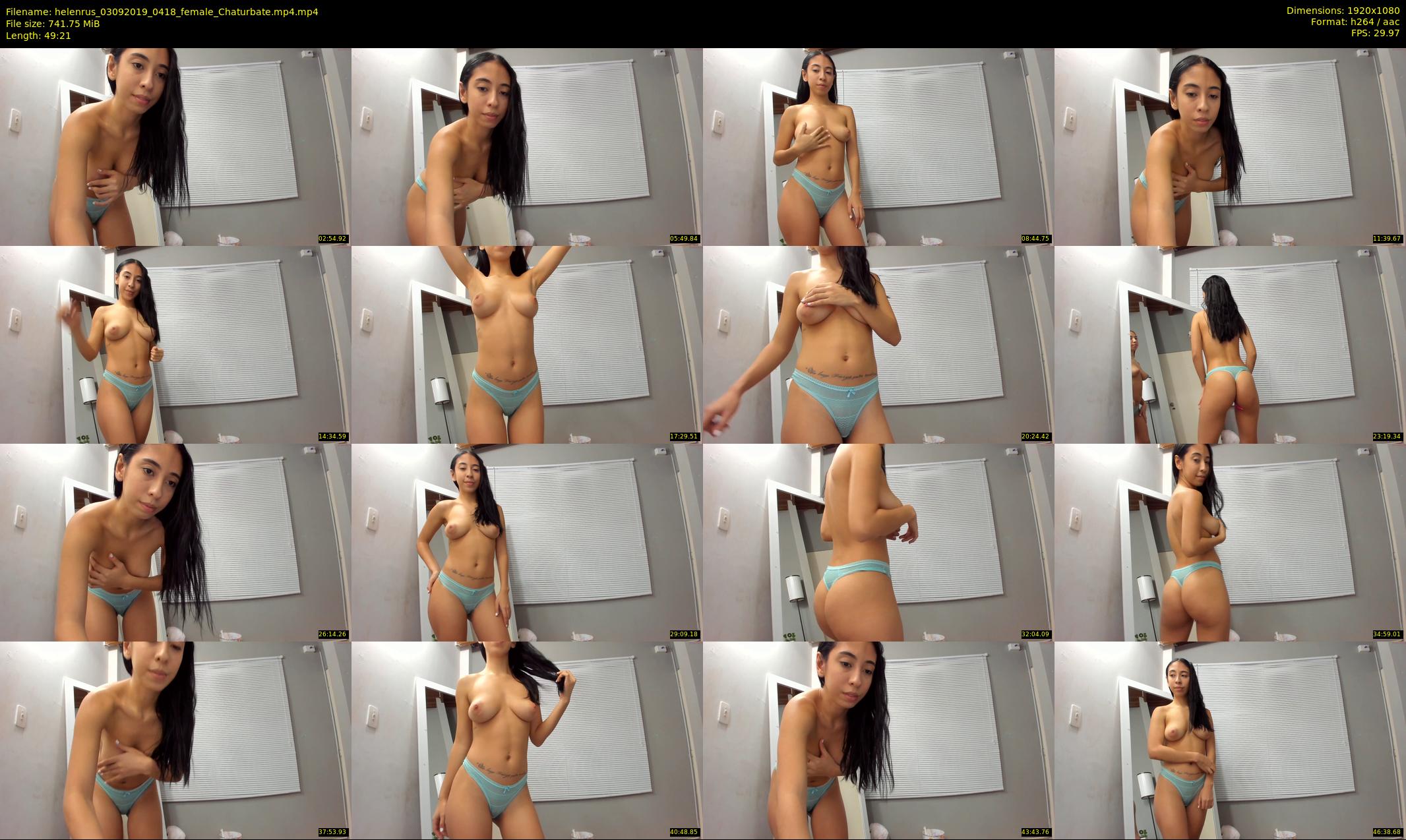 helenrus — 50 minute Chaturbate female cam show recording, 1080p, Sep 3, 2019