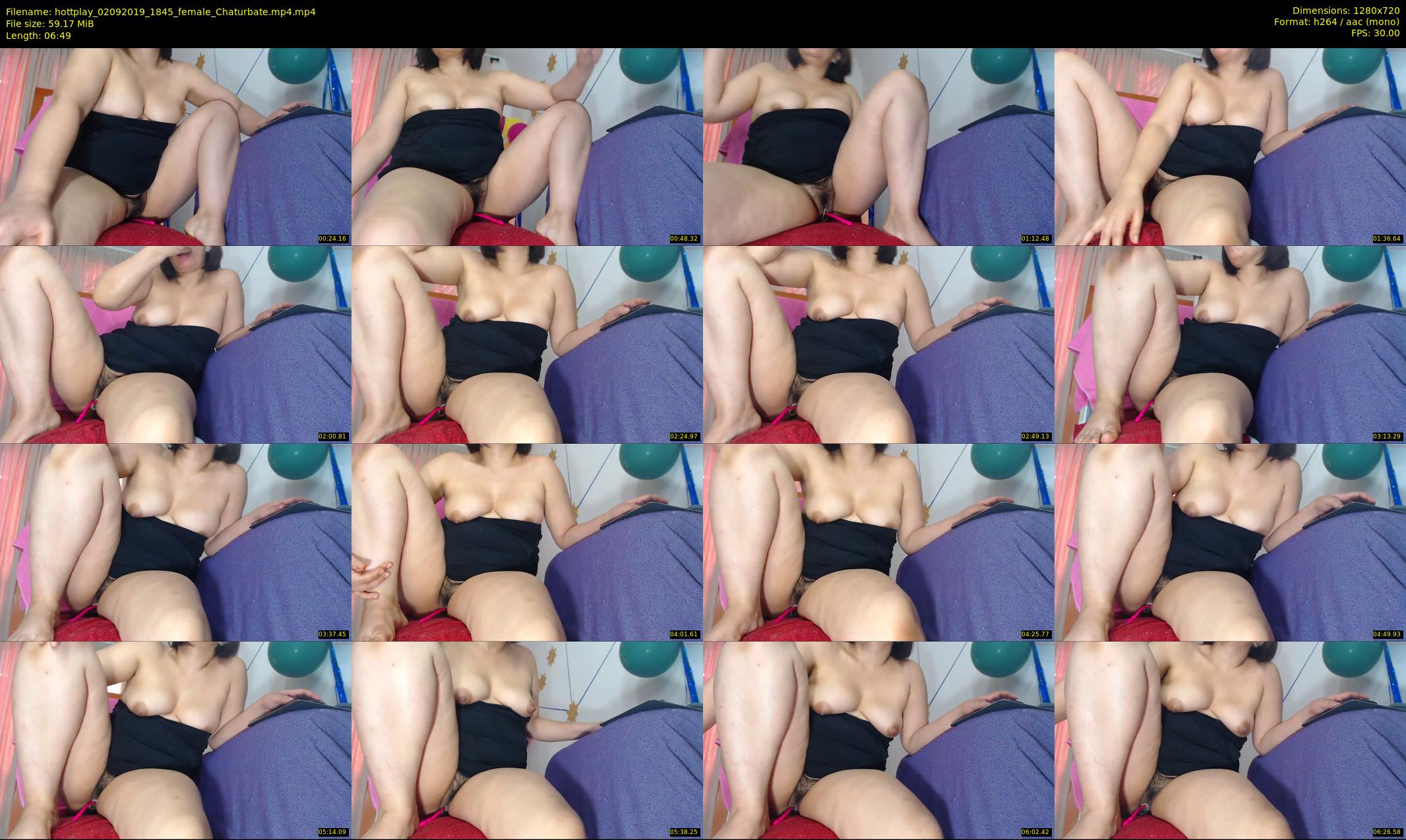 hottplay — 7 minute Chaturbate female cam show recording, 720p, Sep 2, 2019
