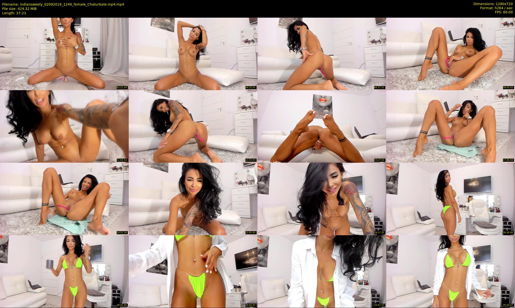 indiansweety — 38 minute Chaturbate female cam show recording, 720p, Sep 2, 2019