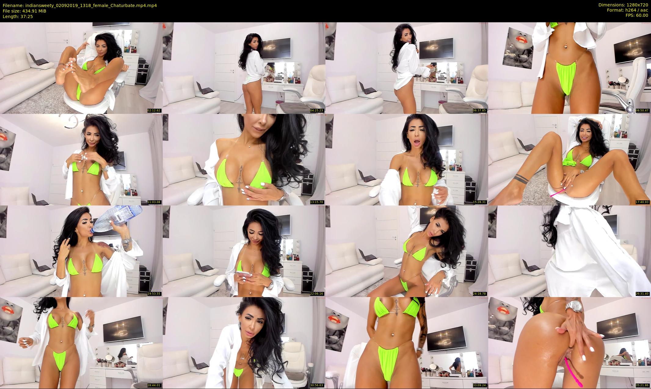 indiansweety — 38 minute Chaturbate female cam show recording, 720p, Sep 2, 2019
