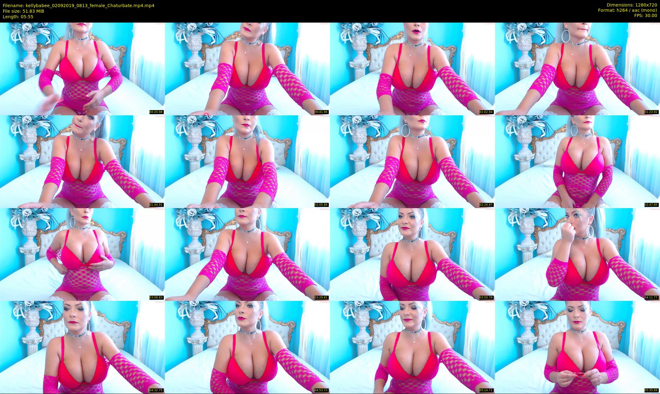 kellybabee — 6 minute Chaturbate female cam show recording, 720p, Sep 2, 2019