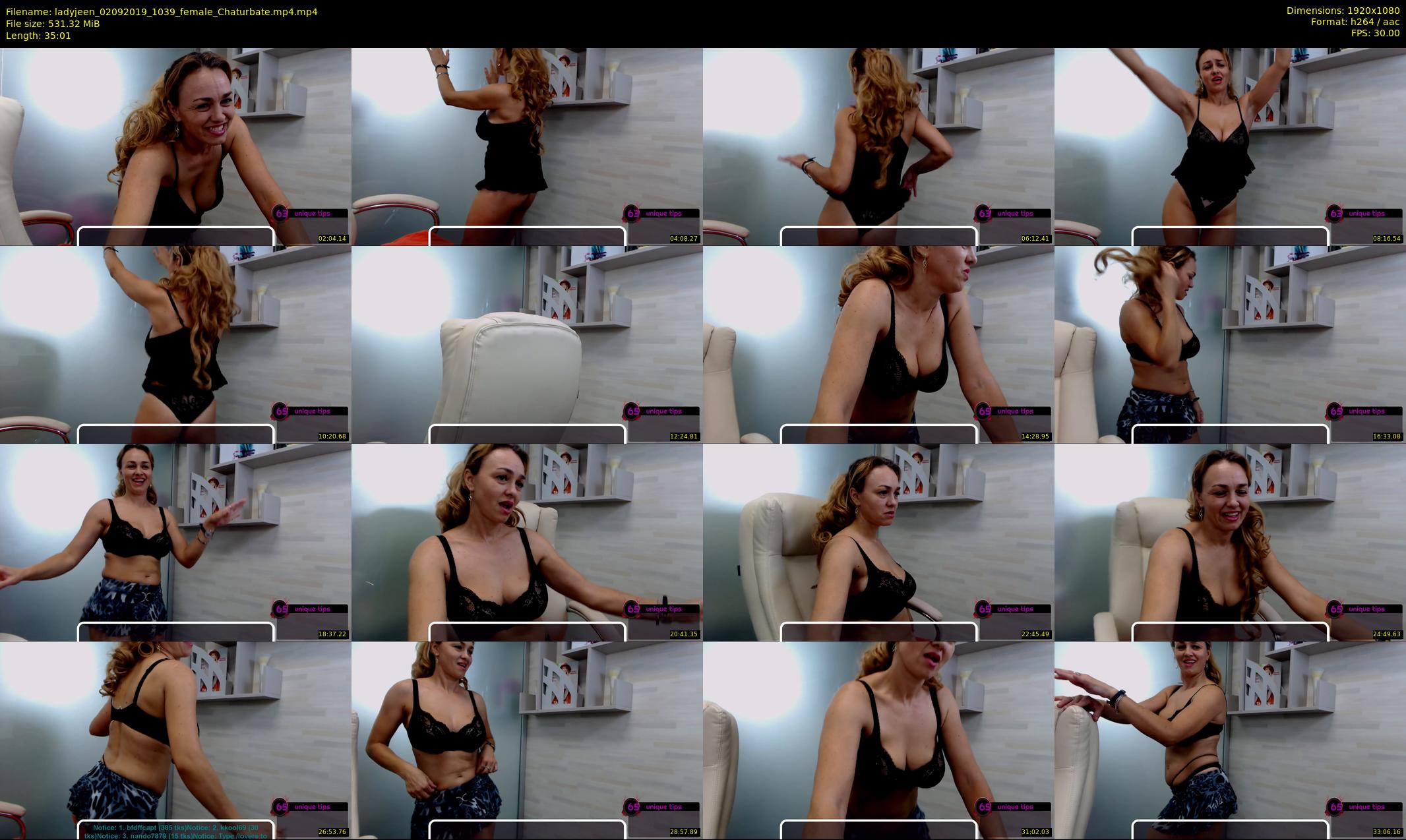 ladyjeen — 36 minute Chaturbate female cam show recording, 1080p, Sep 2, 2019
