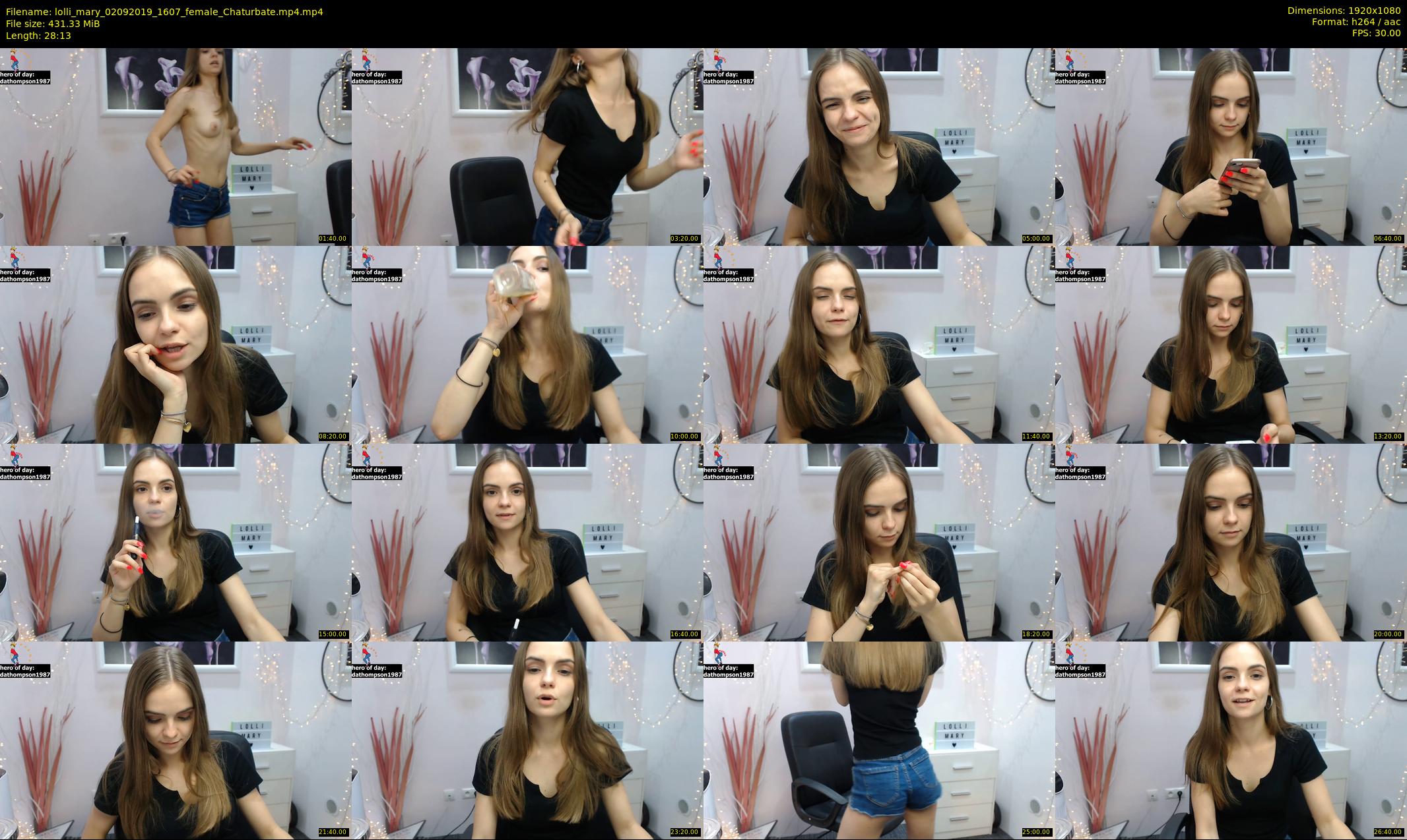 lolli_mary — 29 minute Chaturbate female cam show recording, 1080p, Sep 2, 2019
