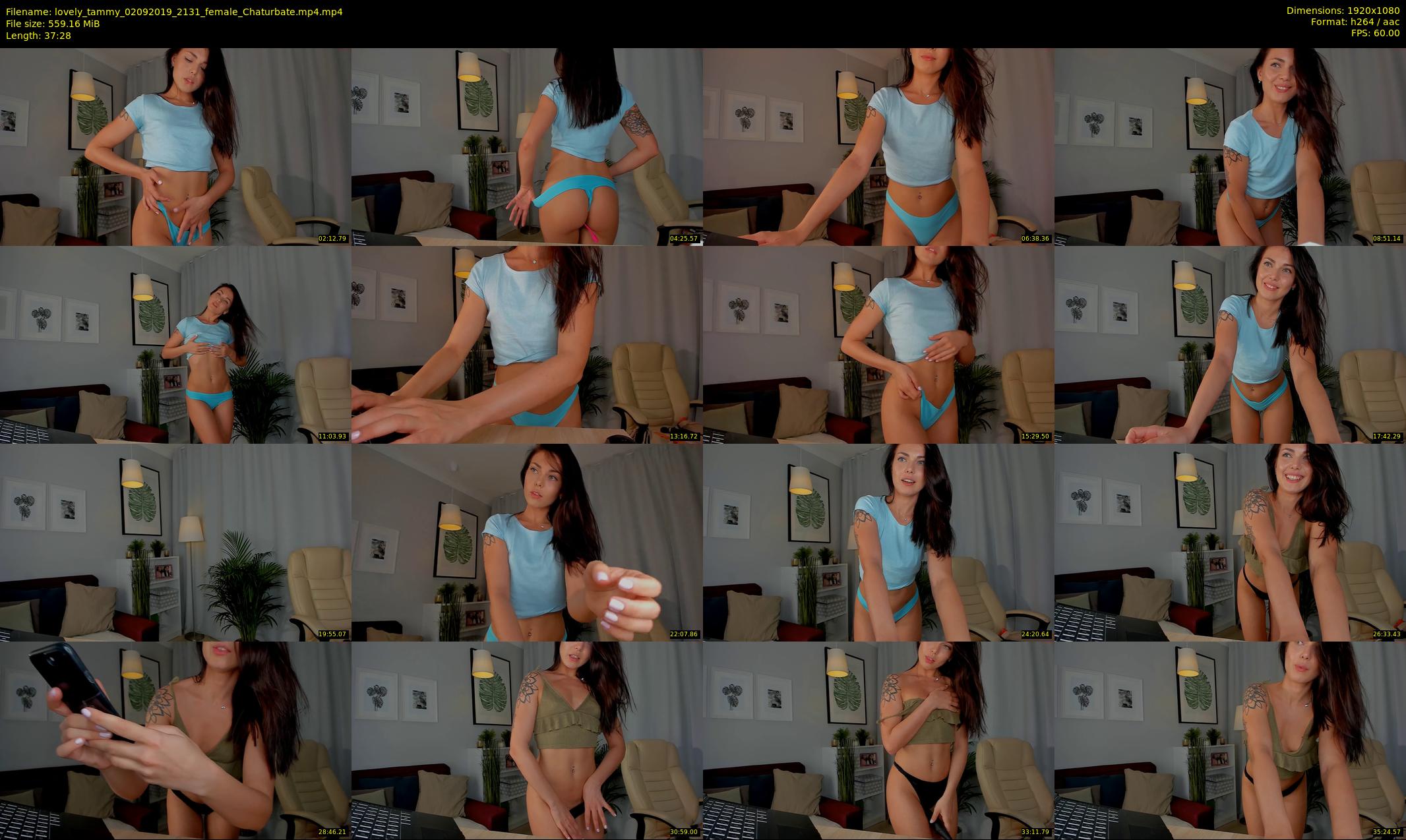 lovely_tammy — 38 minute Chaturbate female cam show recording, 1080p, Sep 2, 2019