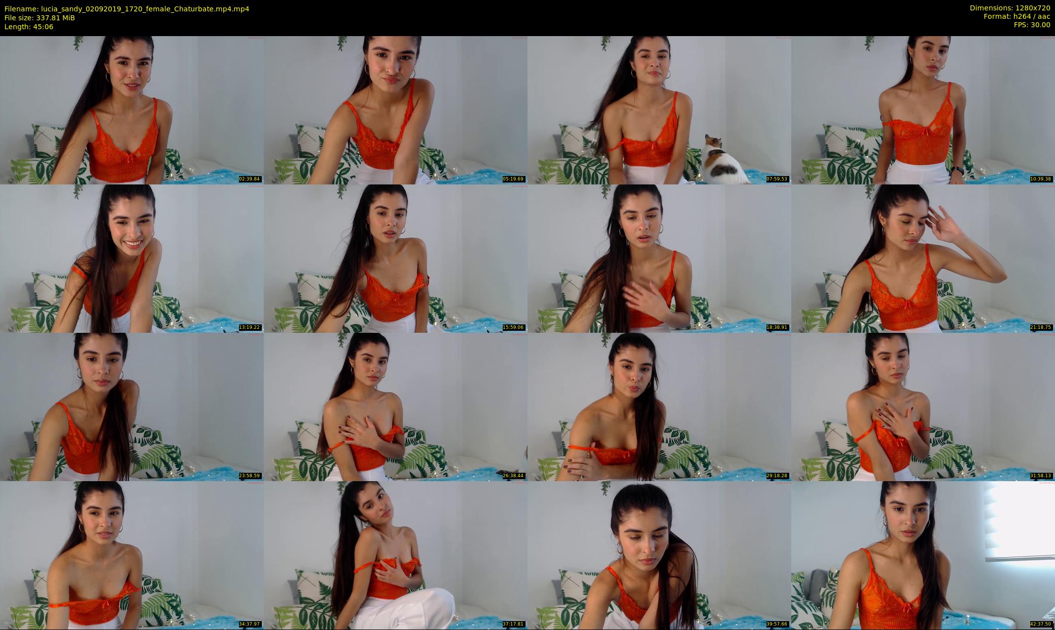 lucia_sandy — 46 minute Chaturbate female cam show recording, 720p, Sep 2, 2019