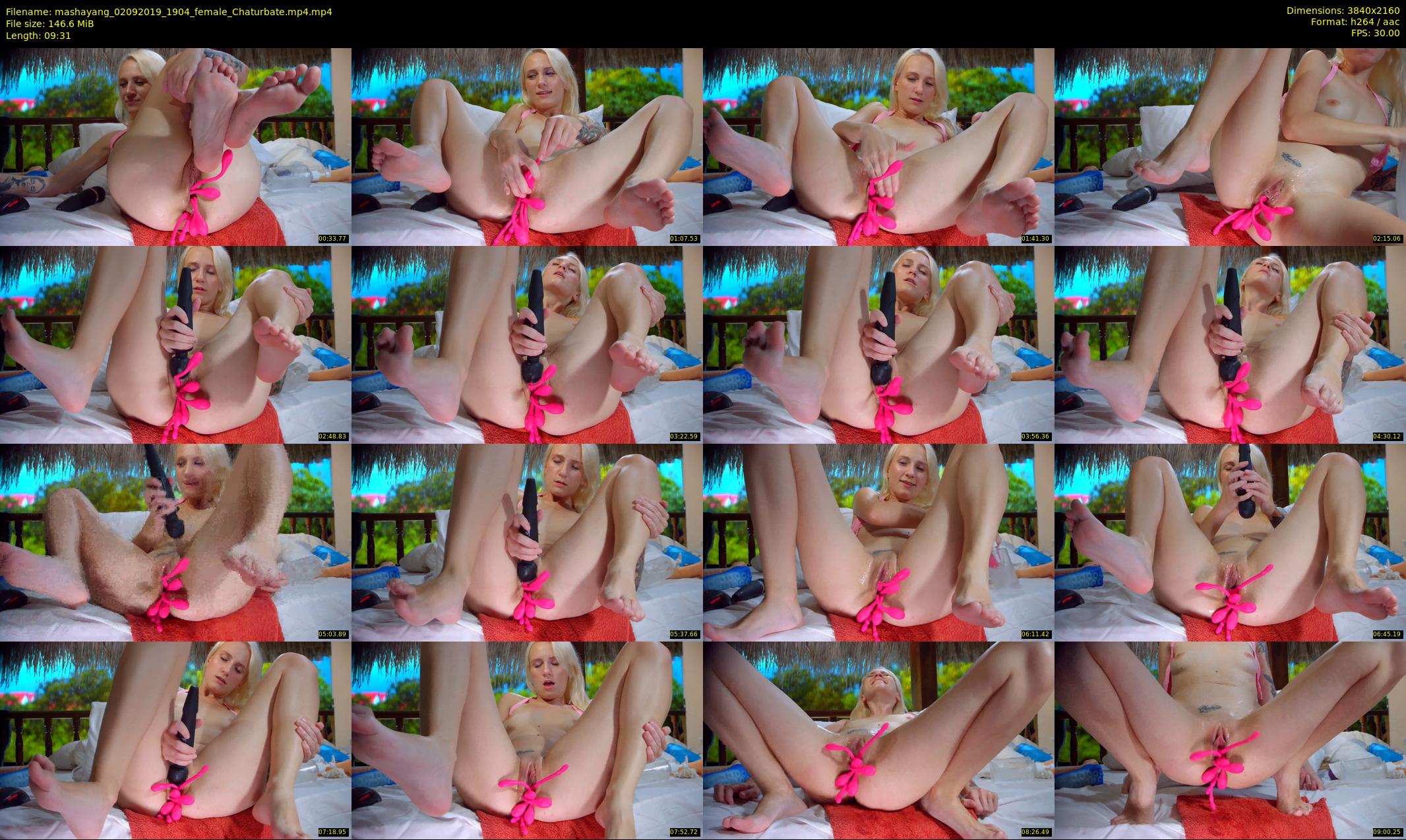 mashayang — 10 minute Chaturbate female cam show recording, 4K, Sep 2, 2019
