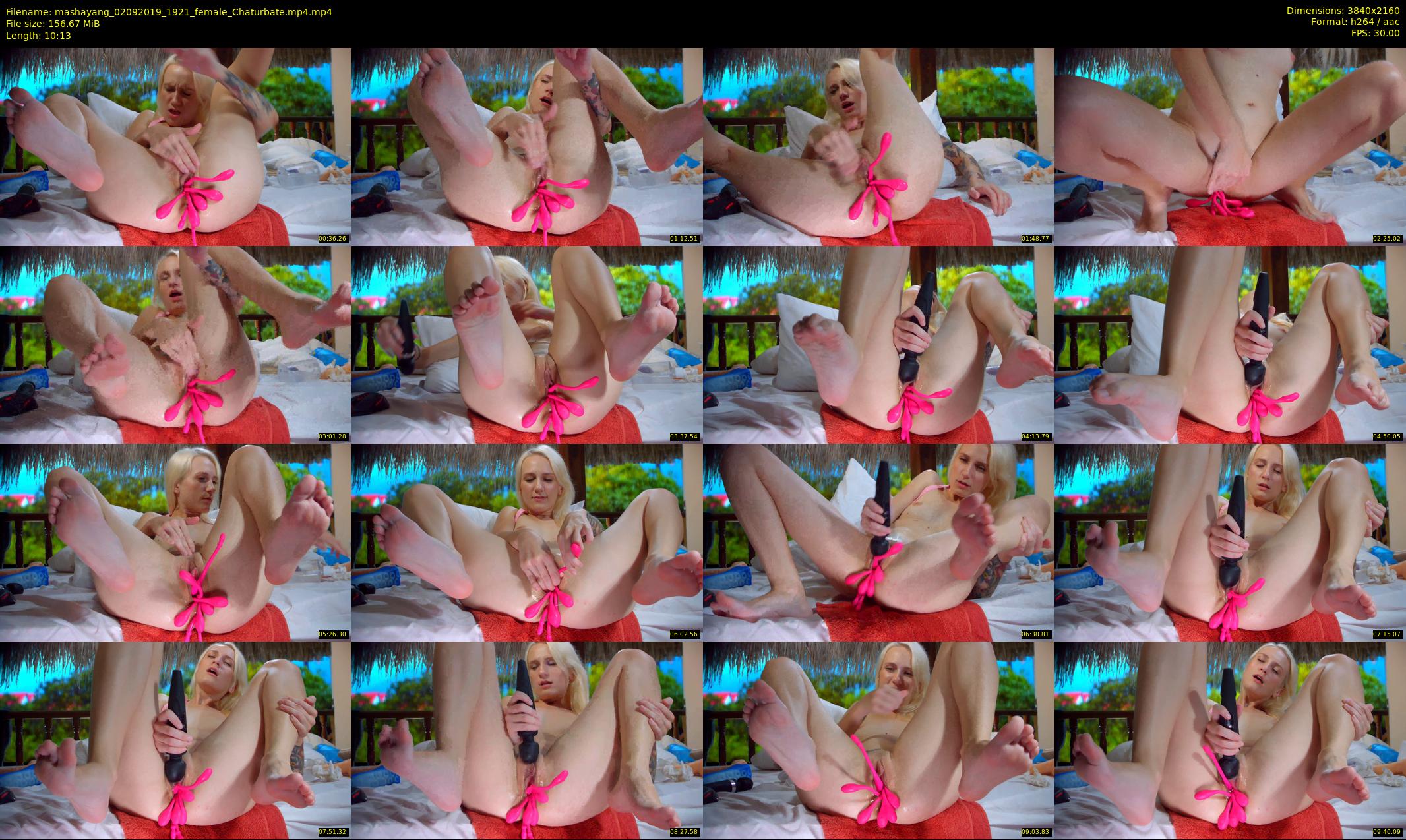 mashayang — 11 minute Chaturbate female cam show recording, 4K, Sep 2, 2019