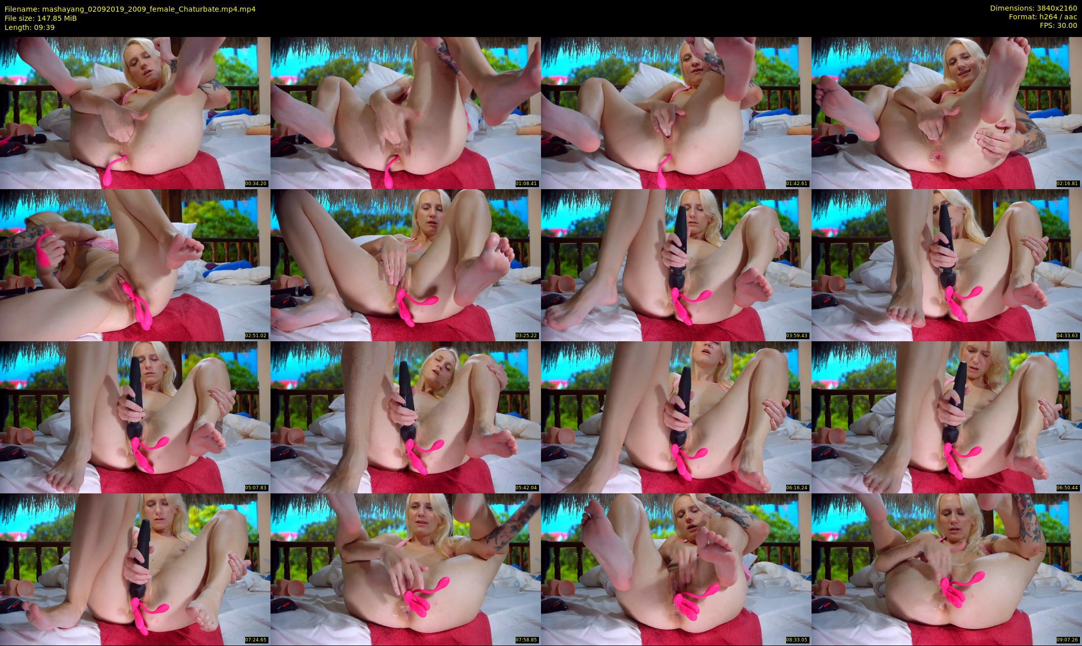 mashayang — 10 minute Chaturbate female cam show recording, 4K, Sep 2, 2019
