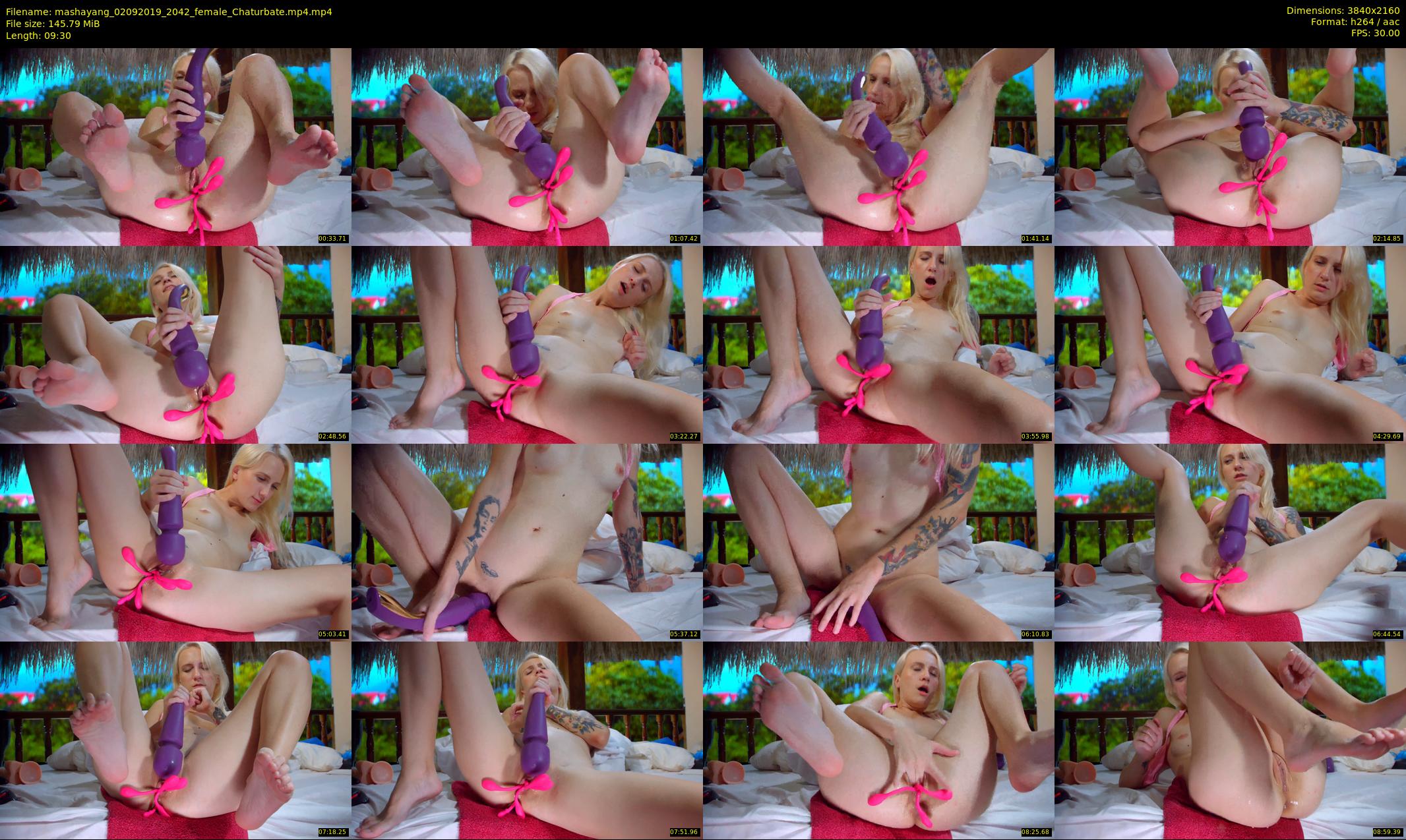 mashayang — 10 minute Chaturbate female cam show recording, 4K, Sep 2, 2019
