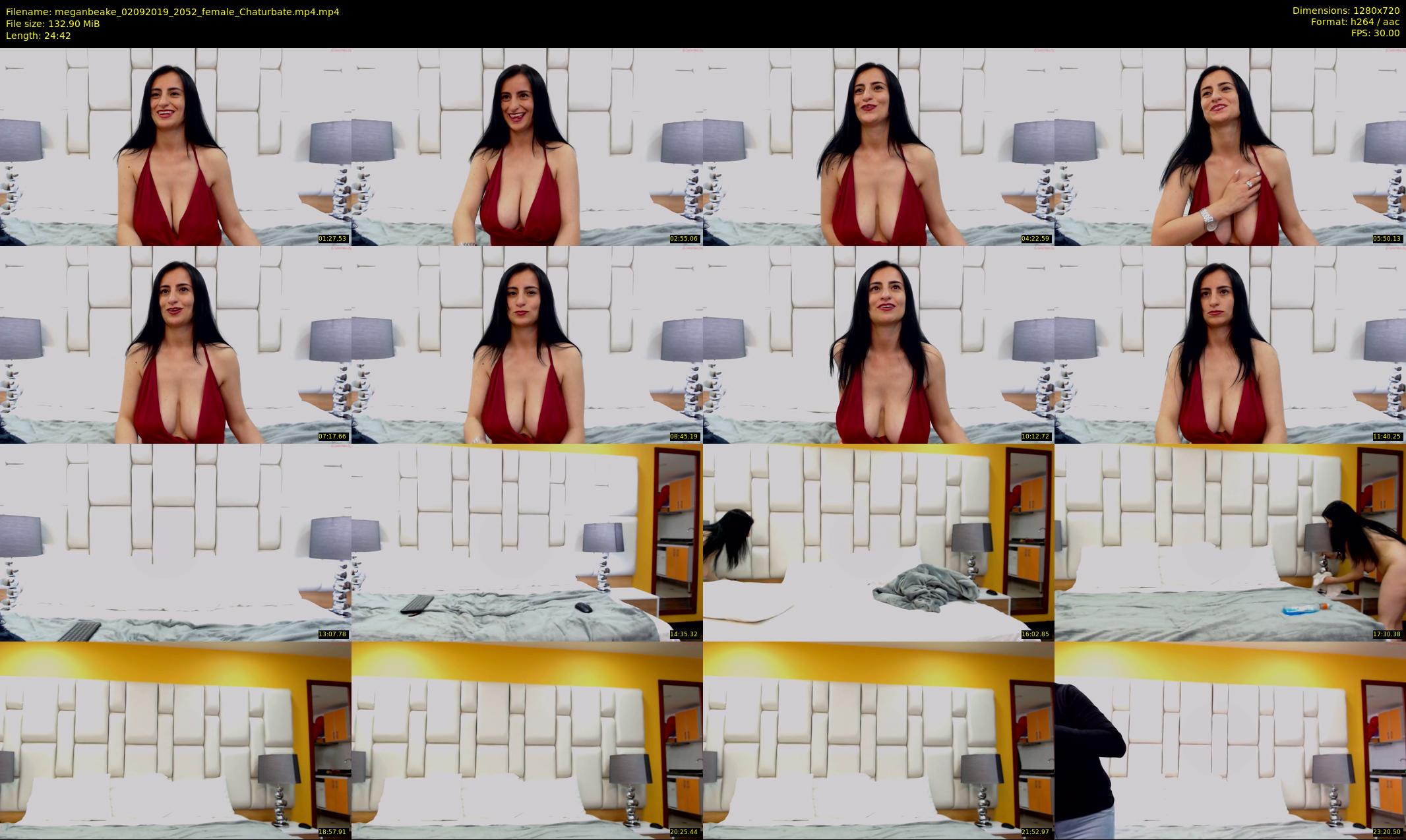 meganbeake — 25 minute Chaturbate female cam show recording, 720p, Sep 2, 2019