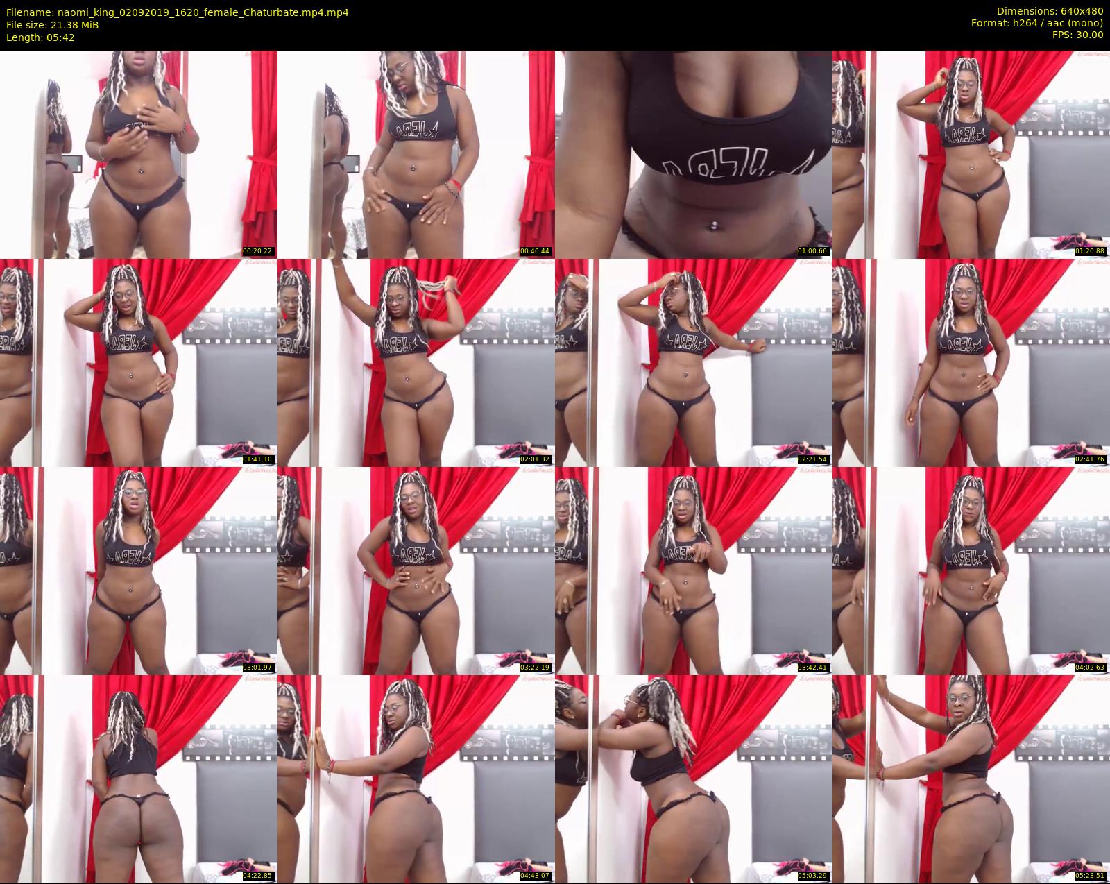 naomi_king — 6 minute Chaturbate female cam show recording, 480p, Sep 2, 2019