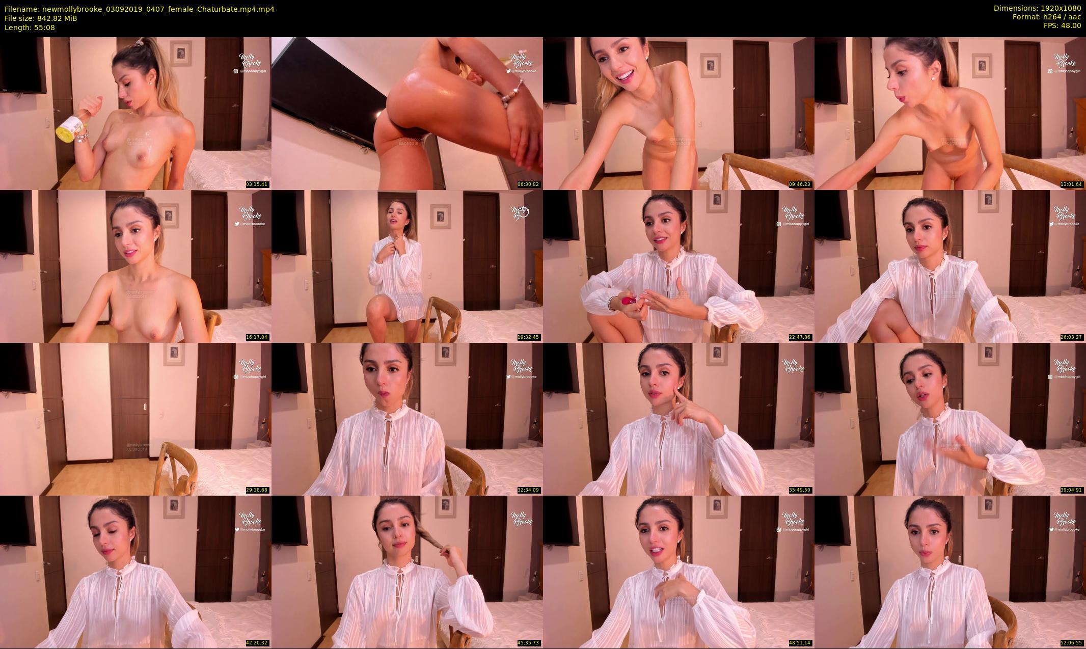newmollybrooke — 56 minute Chaturbate female cam show recording, 1080p, Sep 3, 2019